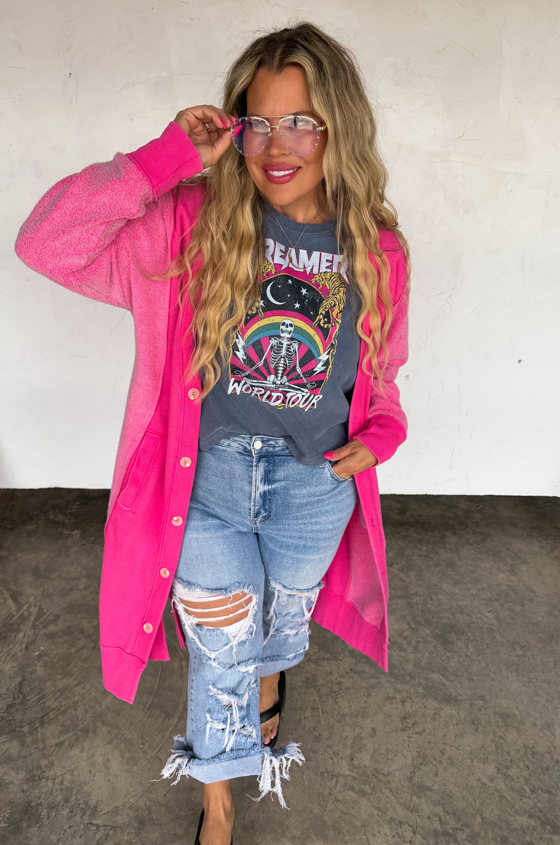 Blakeley Urban Distressed Crop Jean - Preorder by Blakeley