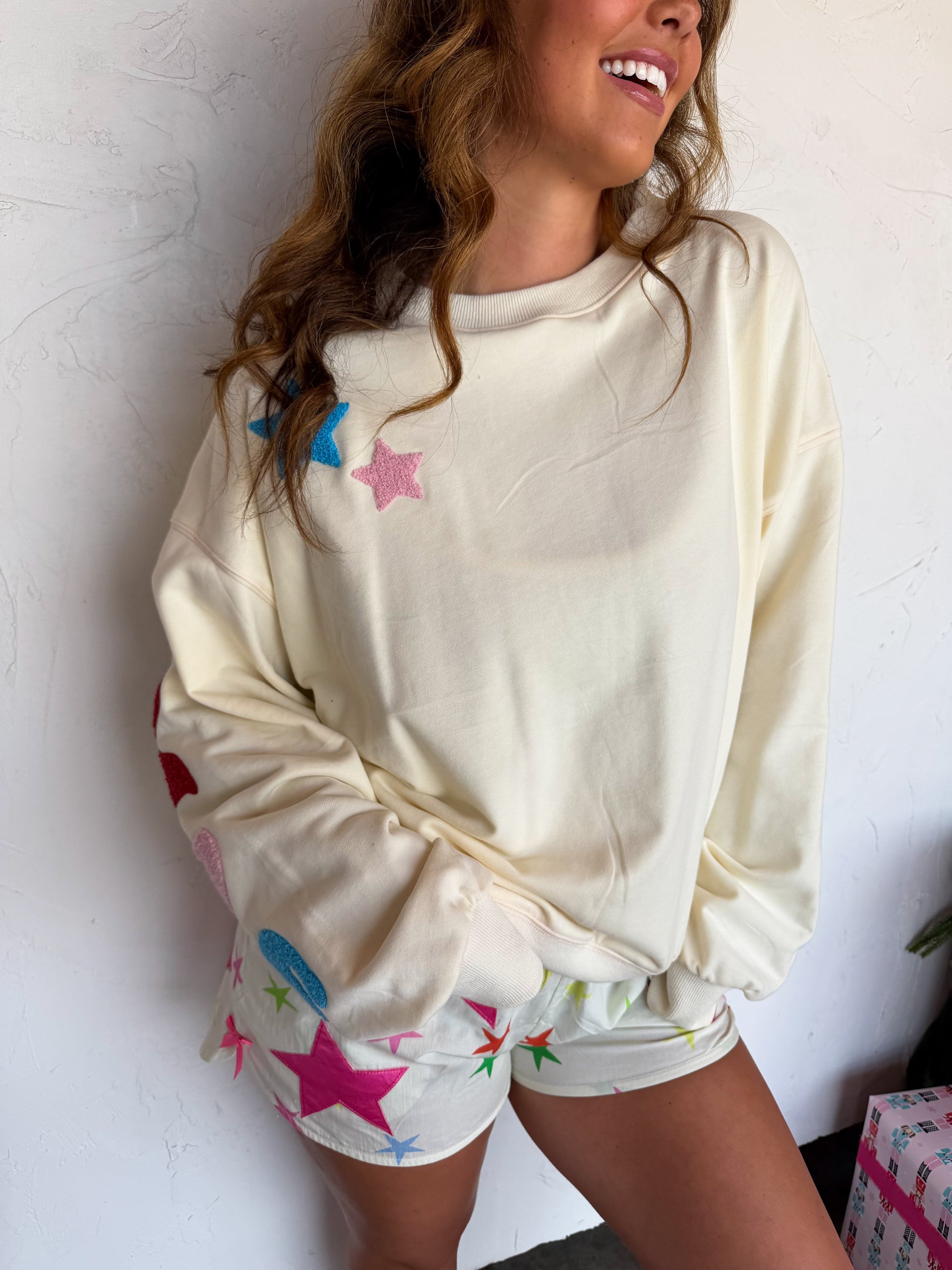PREORDER- MERRY MESSAGE SWEATSHIRT by BLAKELEY