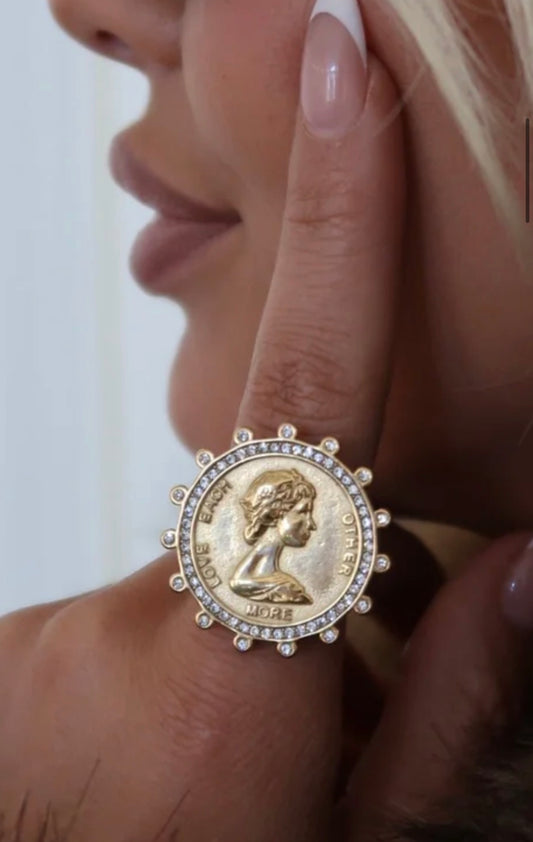 BLING COIN RING