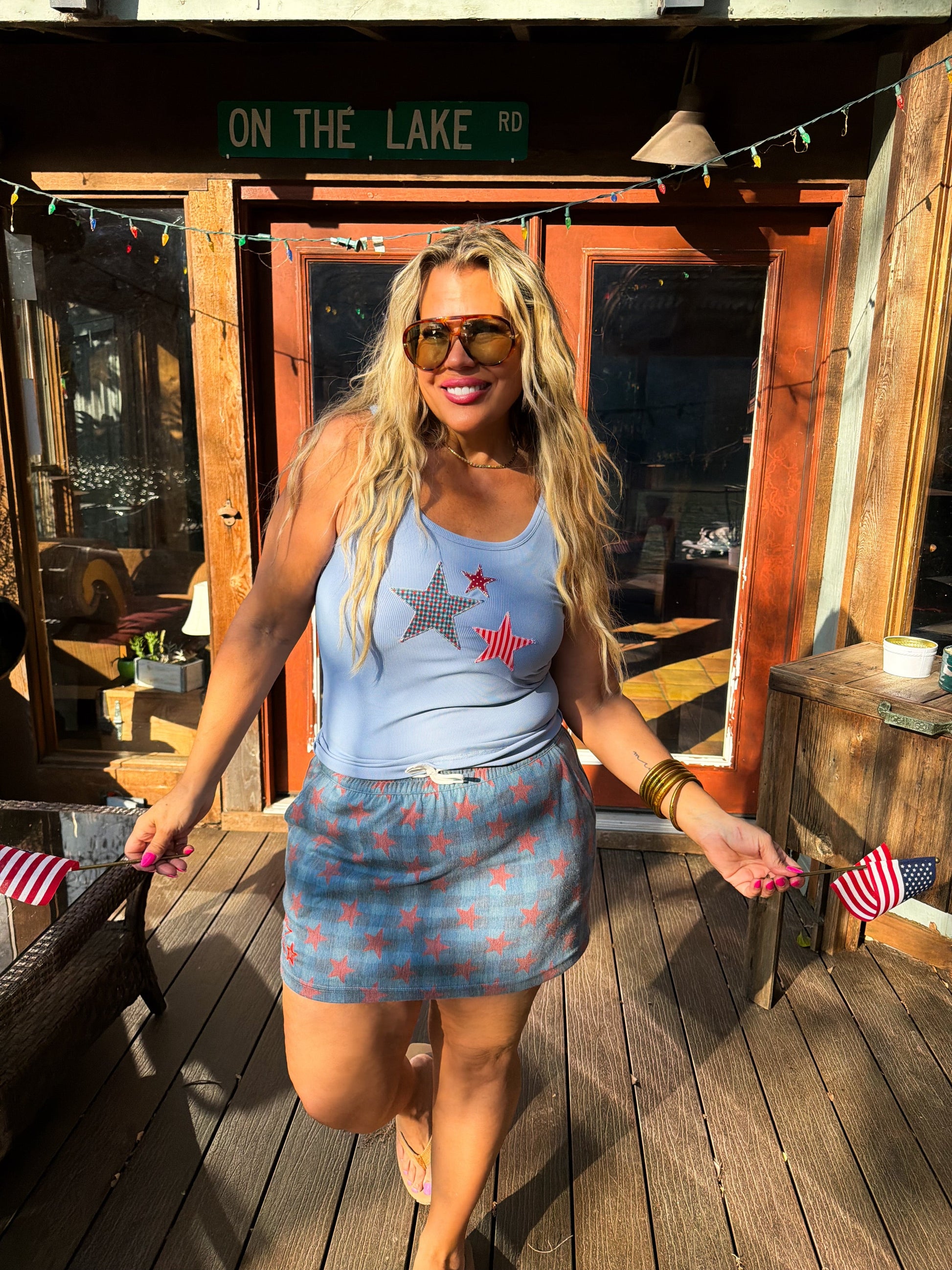 PREORDER- PRESLEY STRETCH DENIM SKIRT