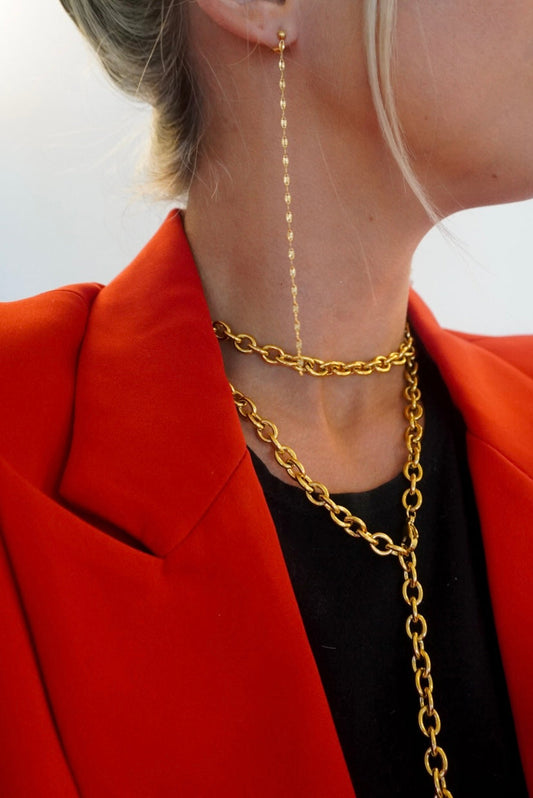XL DAINTY CHAIN EARRINGS by Chansuttpearls