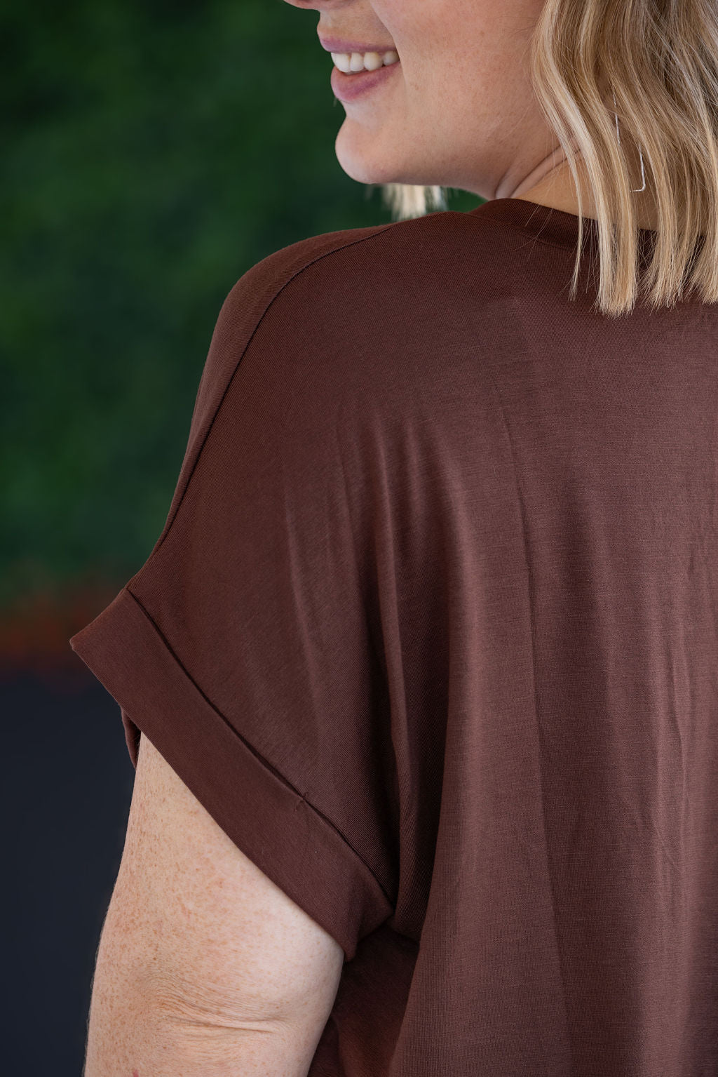IN STOCK Sierra Pocket Top - Brown FINAL SALE