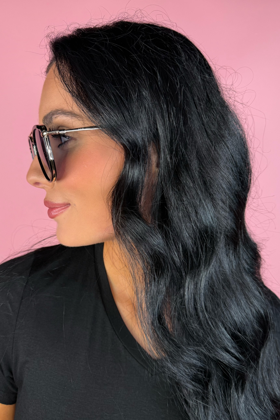 On the Bright Side Sunglasses- Black
