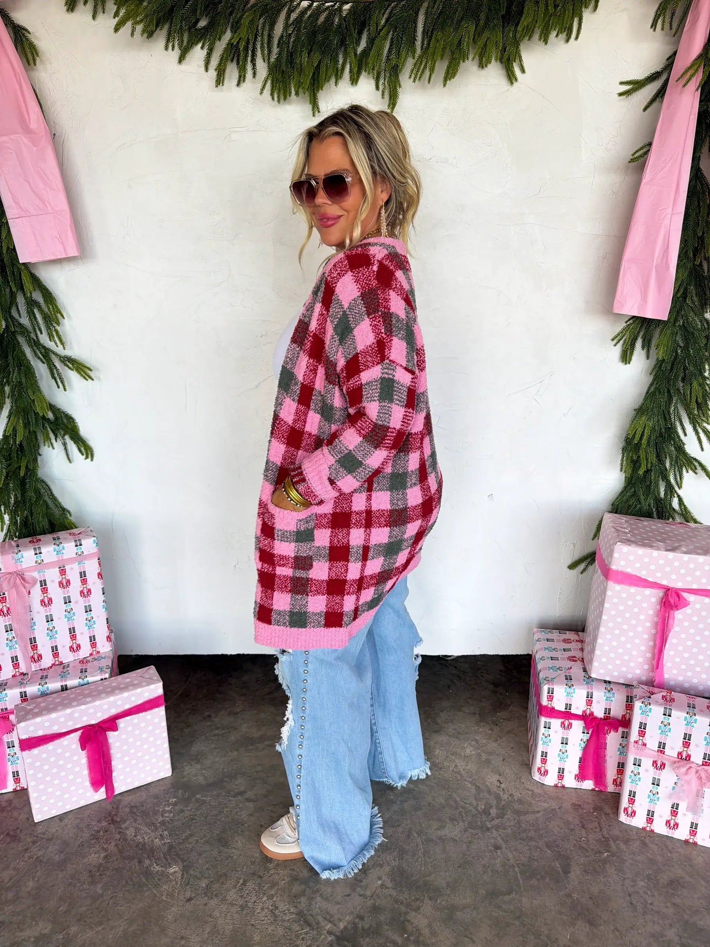 PREORDER- COZY CHRISTMAS CLOUD CARDIGAN by BLAKELEY