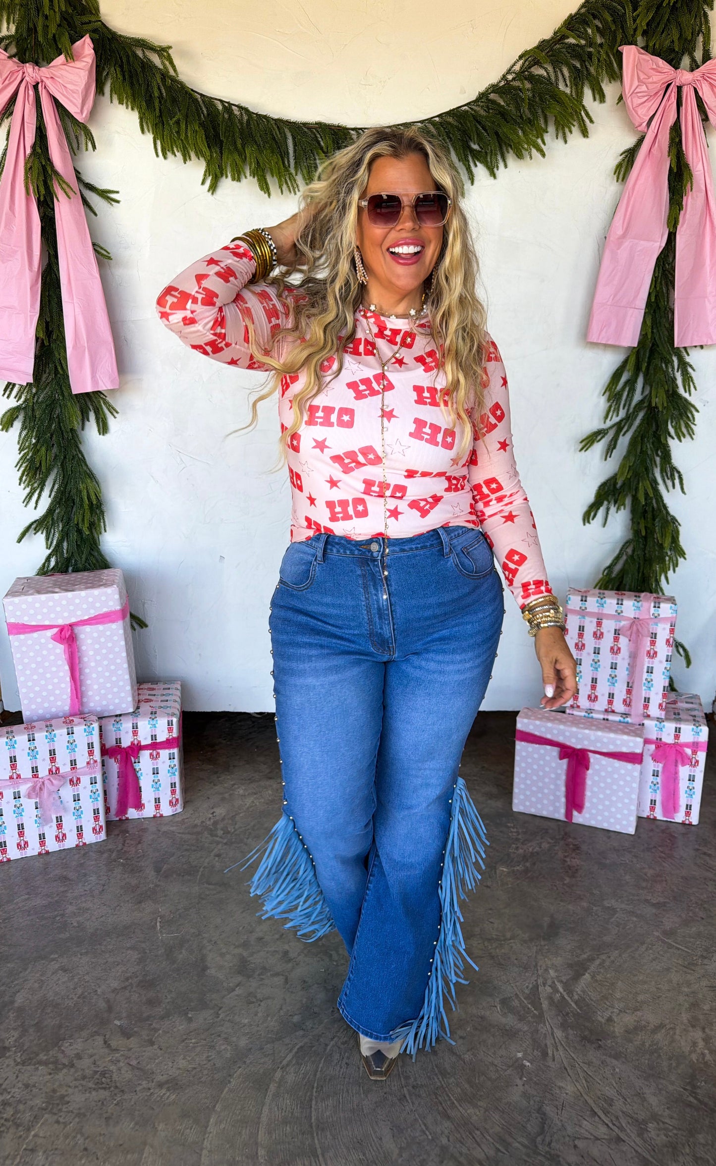 PREORDER- MERRY MESHMAS TOPS by BLAKELEY