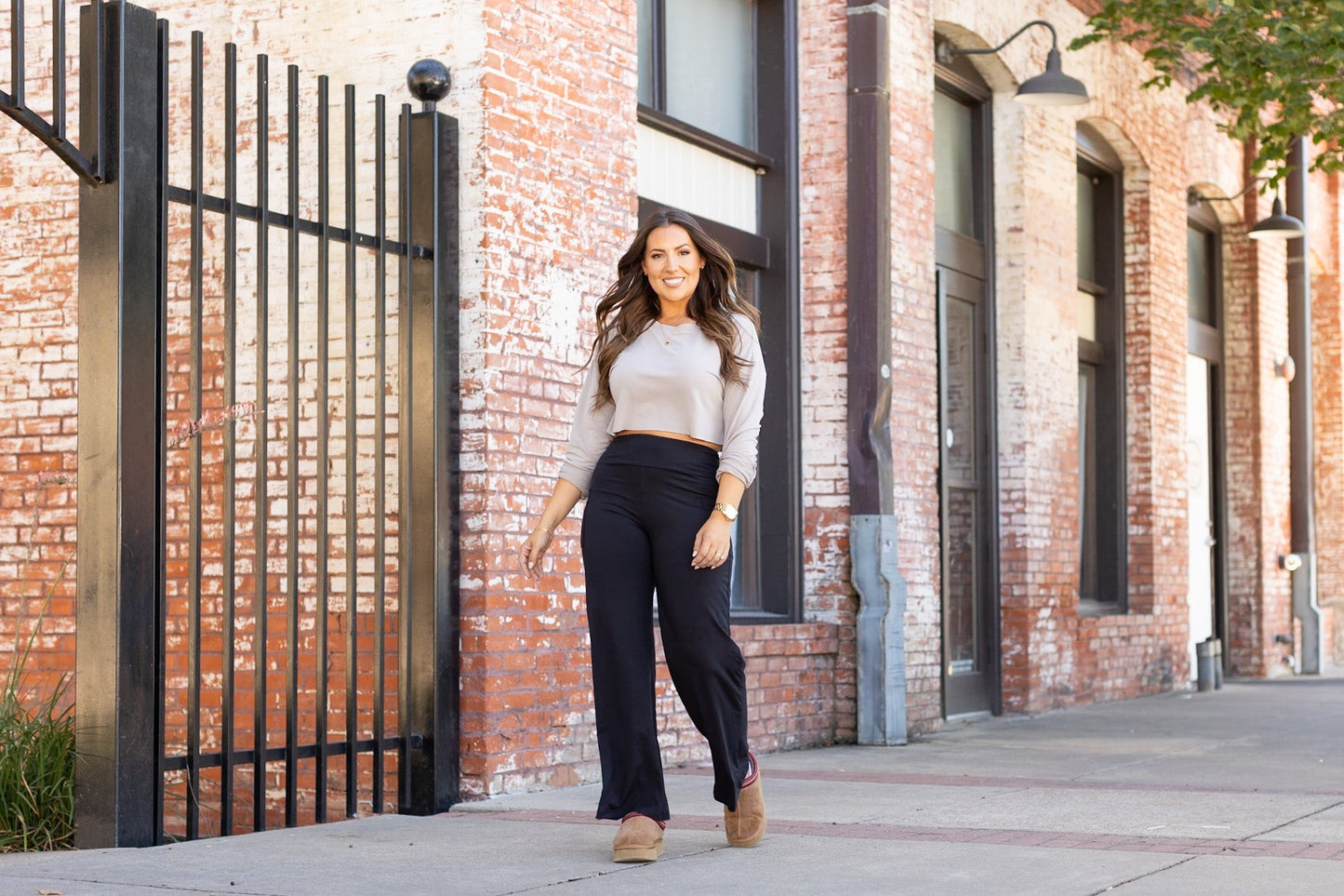 Ready to Ship | The Serena  - Black Luxe Loungers with Pockets