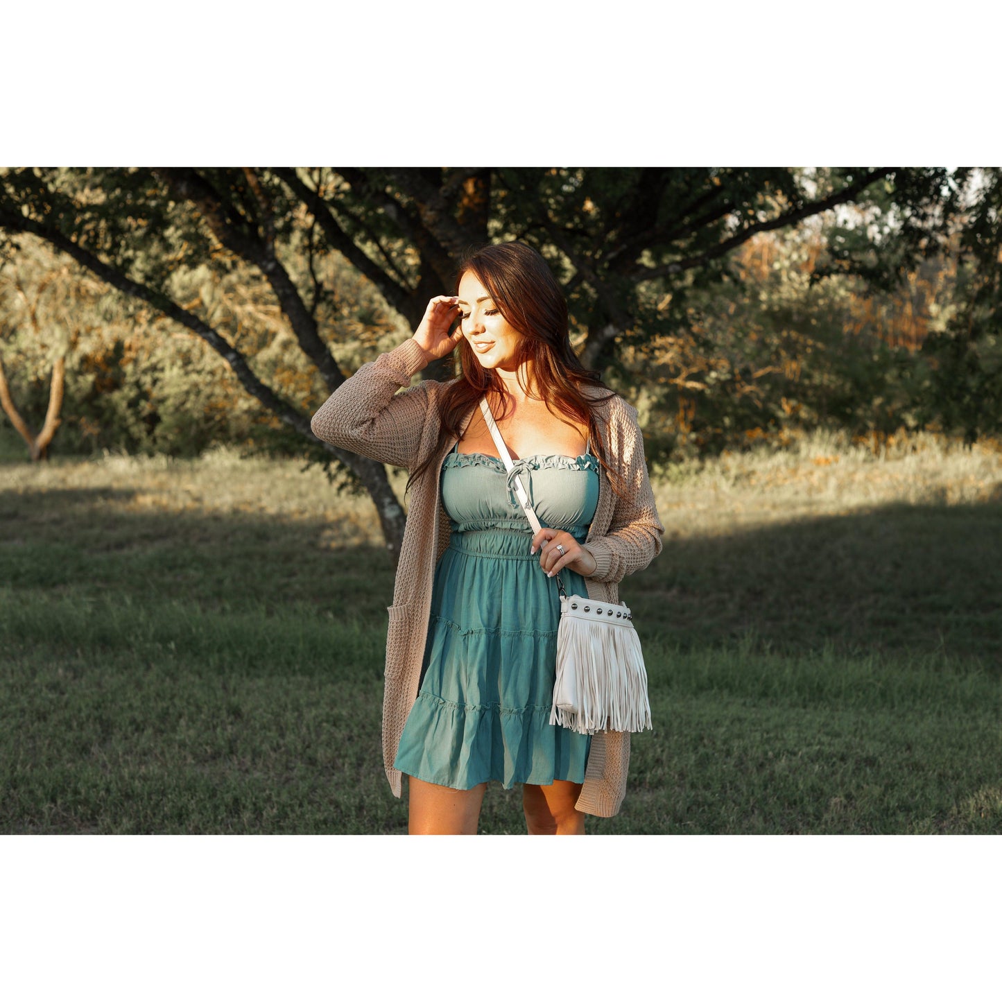 Boho fringe crossbody bag boutique fashion accessory