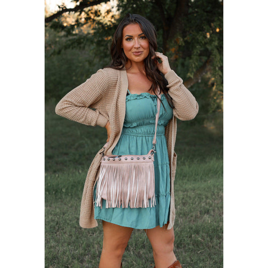 Boho fringe crossbody bag boutique fashion accessory