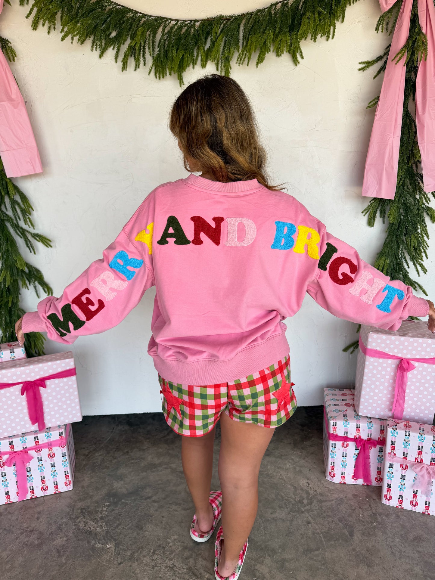 PREORDER- MERRY MESSAGE SWEATSHIRT by BLAKELEY