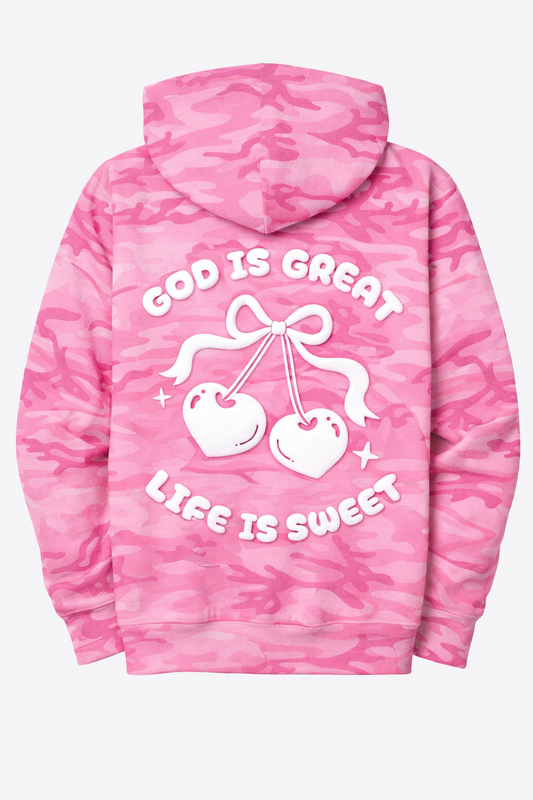You Are Loved 3:16 Puff Print Hoodie