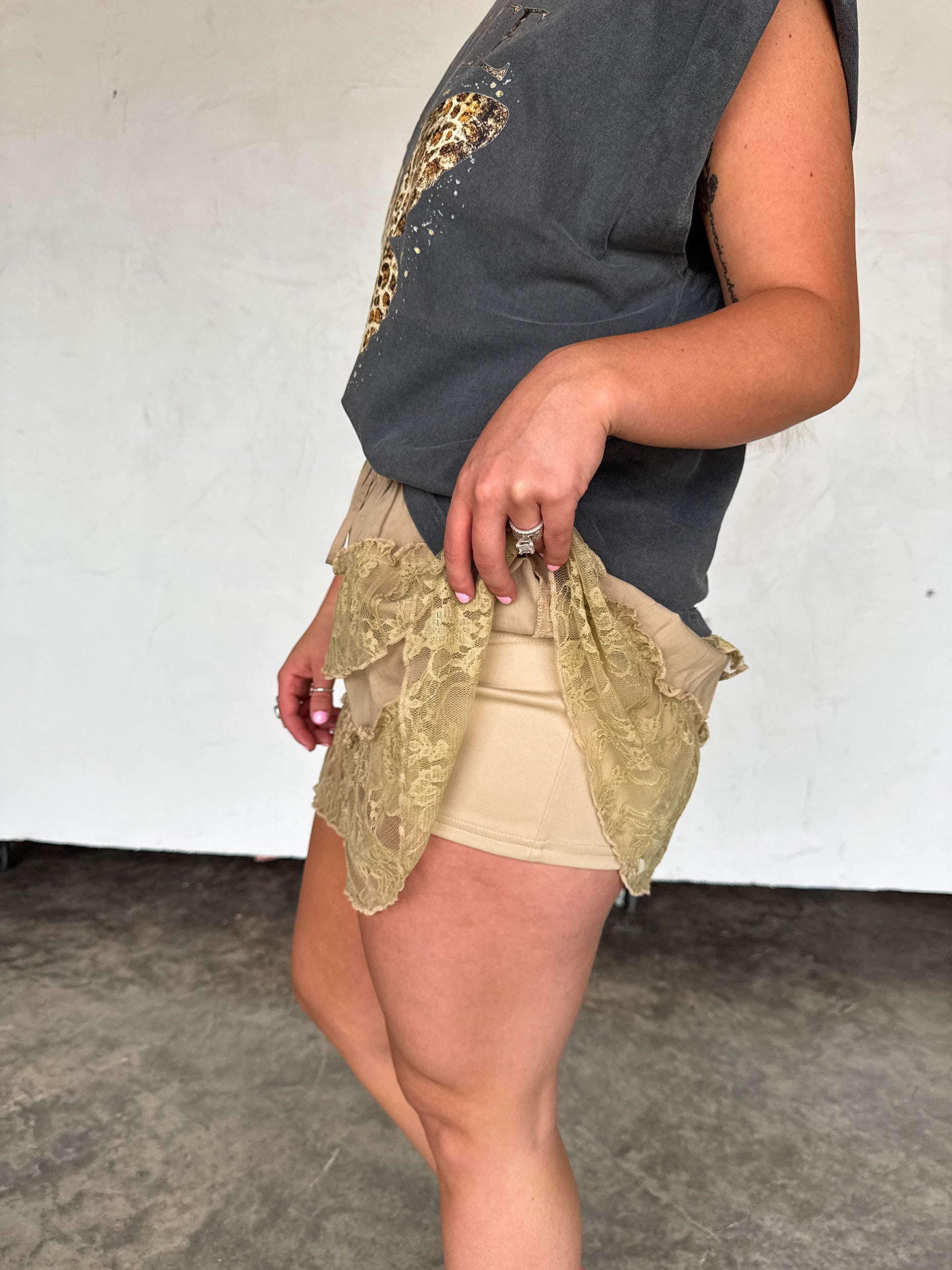 PREORDER- WILD HONEY LACE SKIRT