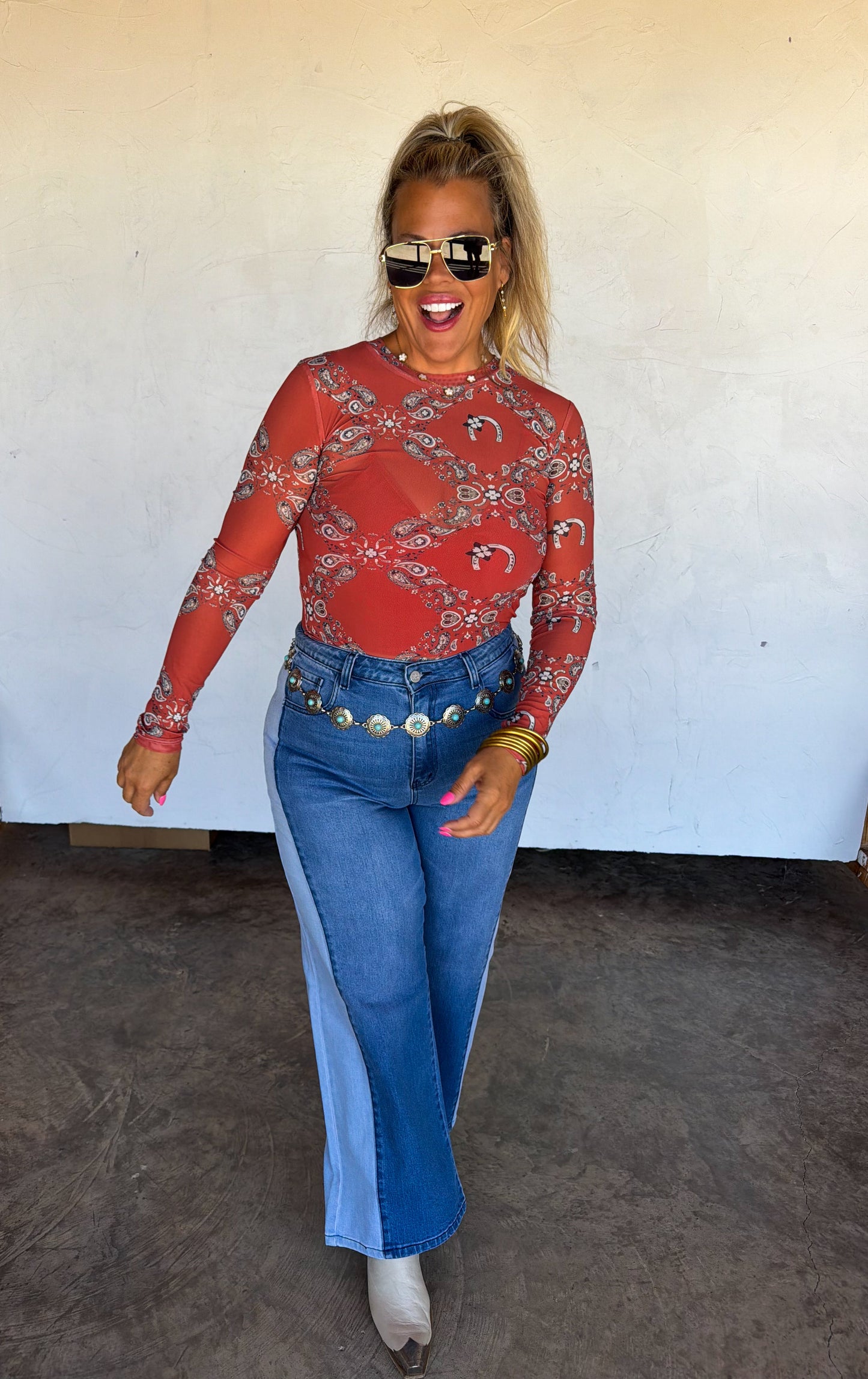 Blakeley Two Tone Denim Jeans - Preorder by Blakeley
