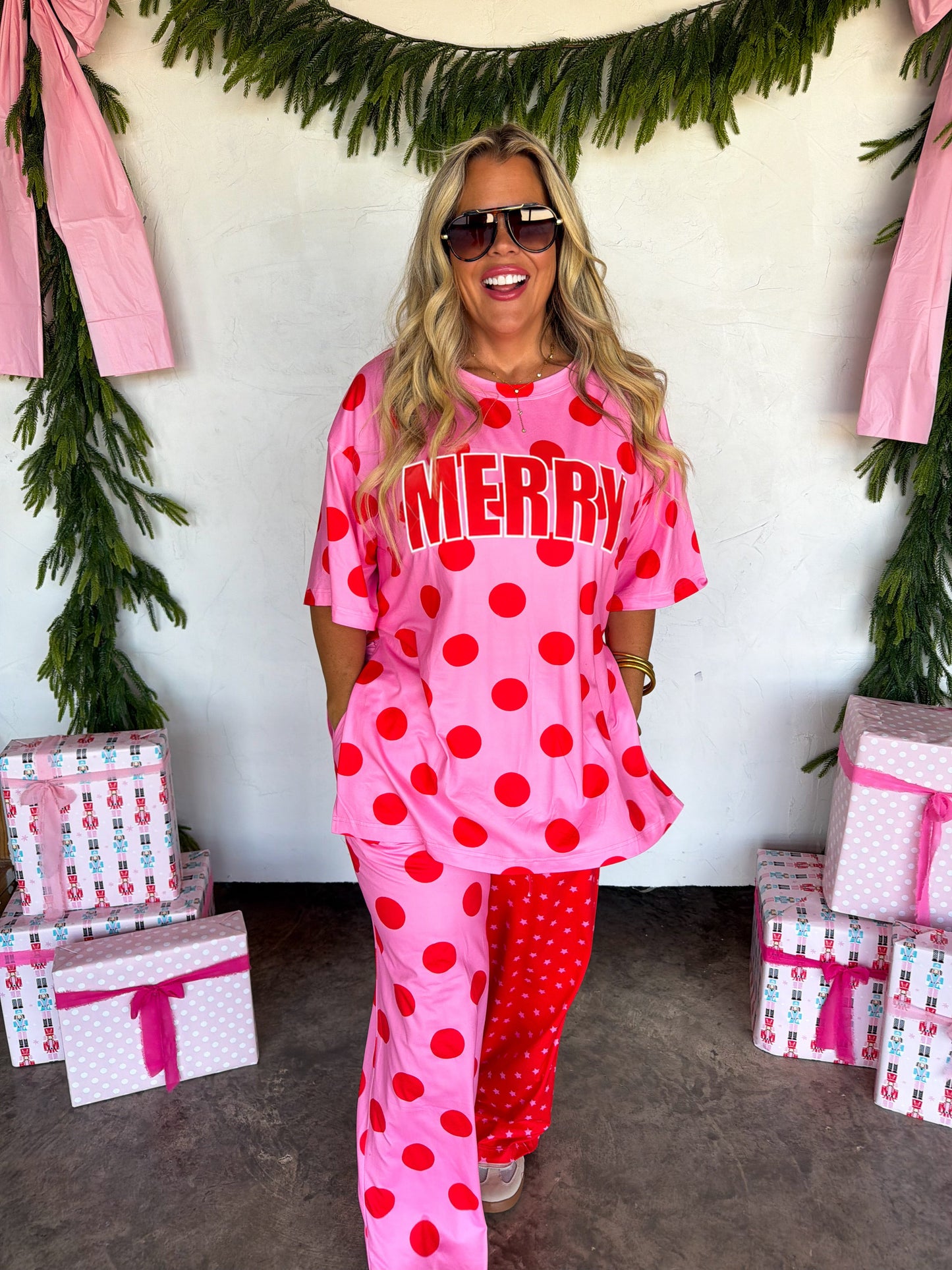 PREORDER- MERRY CONFETTI LOUNGE SETS by Blakeley Designs