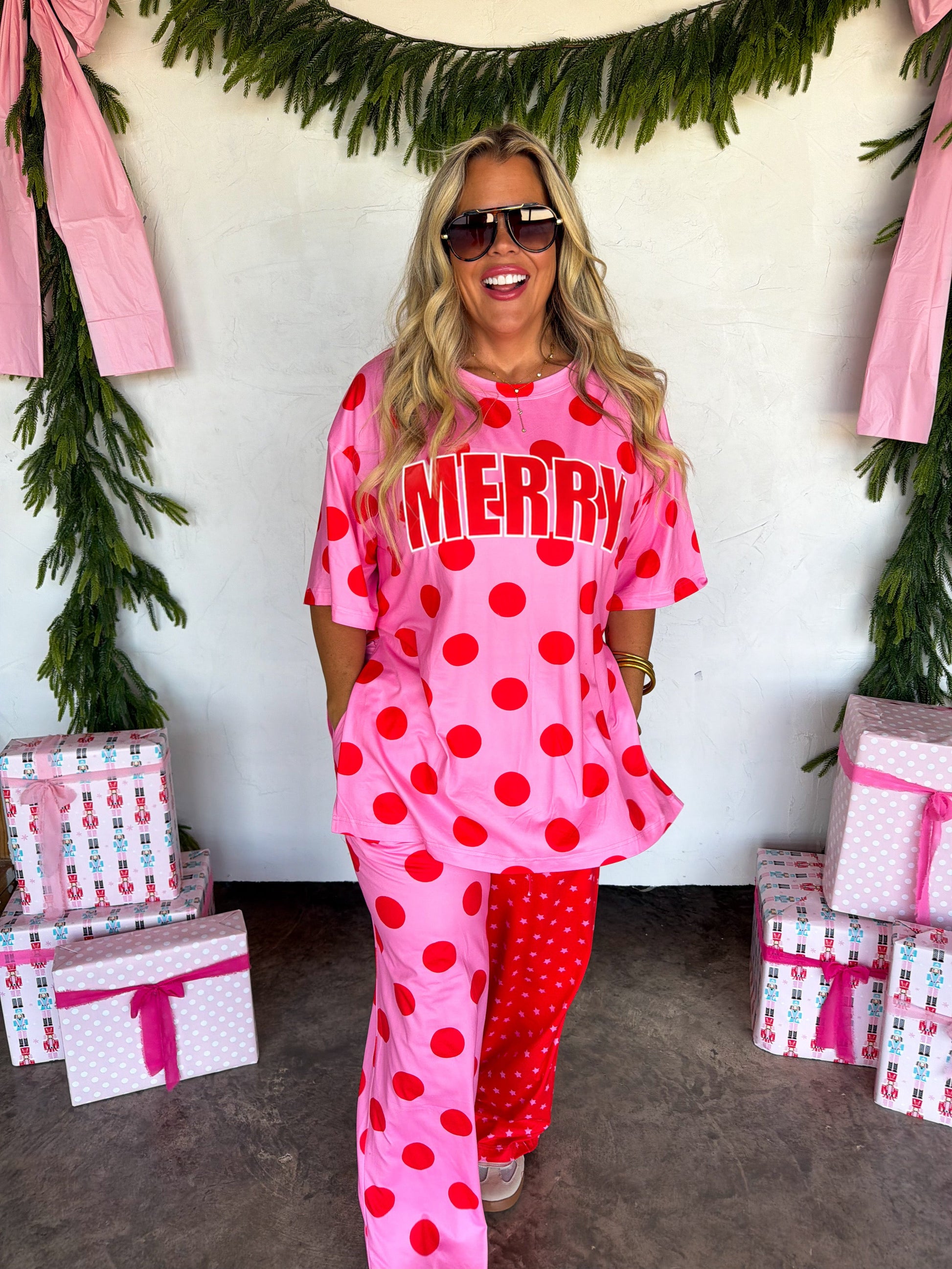 PREORDER- MERRY CONFETTI LOUNGE SETS by Blakeley Designs