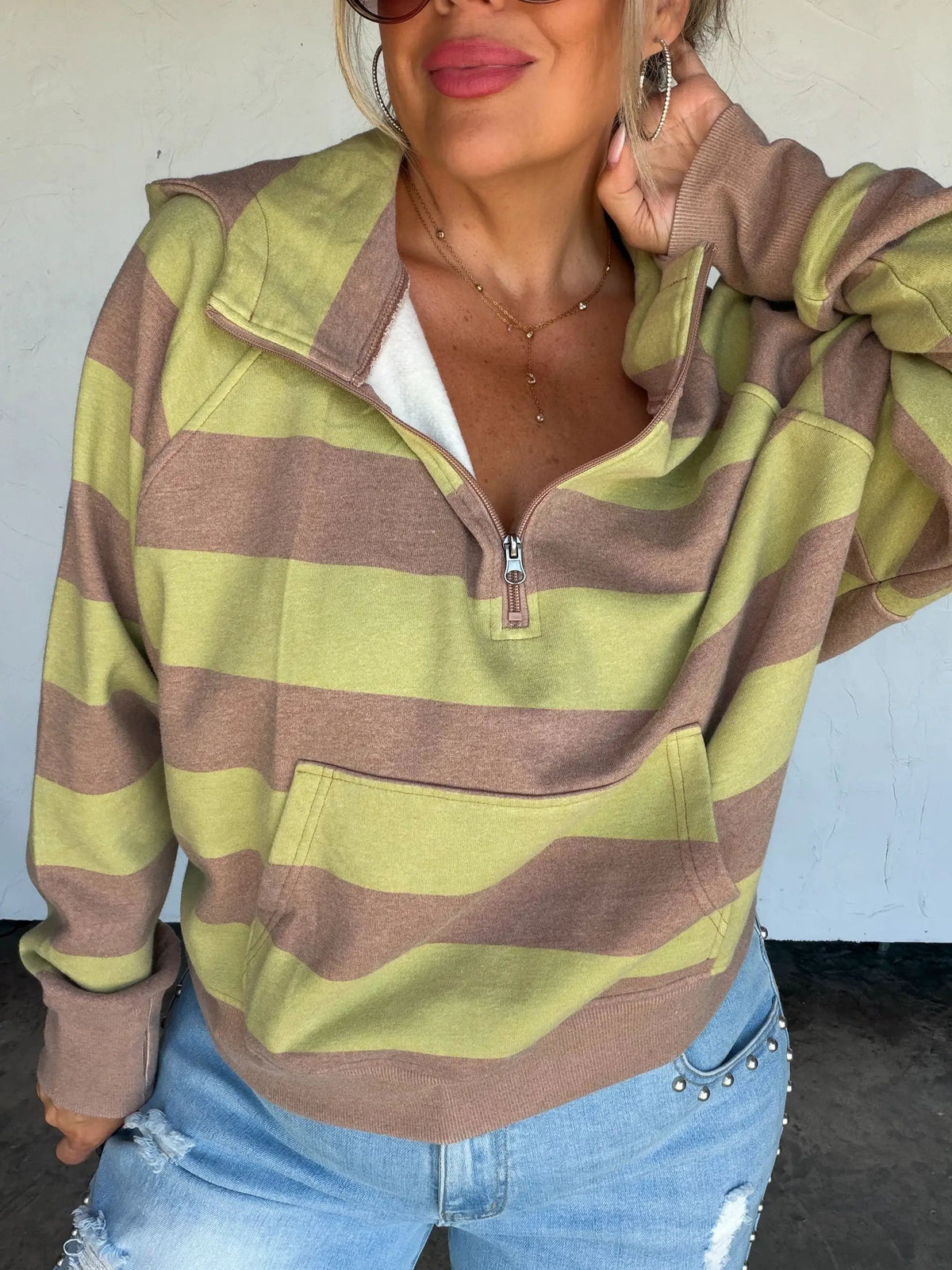 PREORDER- POLKA & STRIPE EASY DOES IT PULLOVER by BLAKELEY