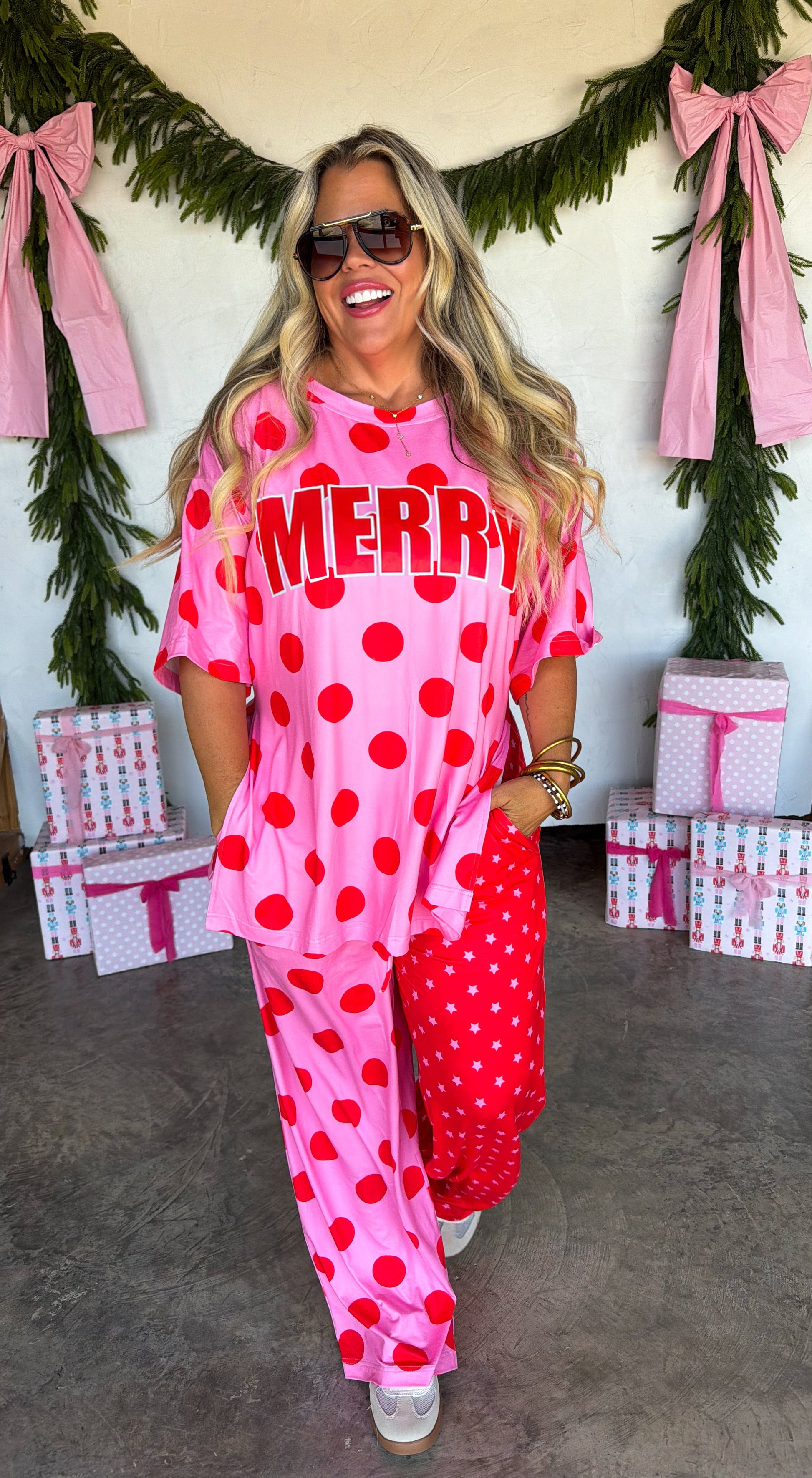 PREORDER- MERRY CONFETTI LOUNGE SETS by Blakeley Designs