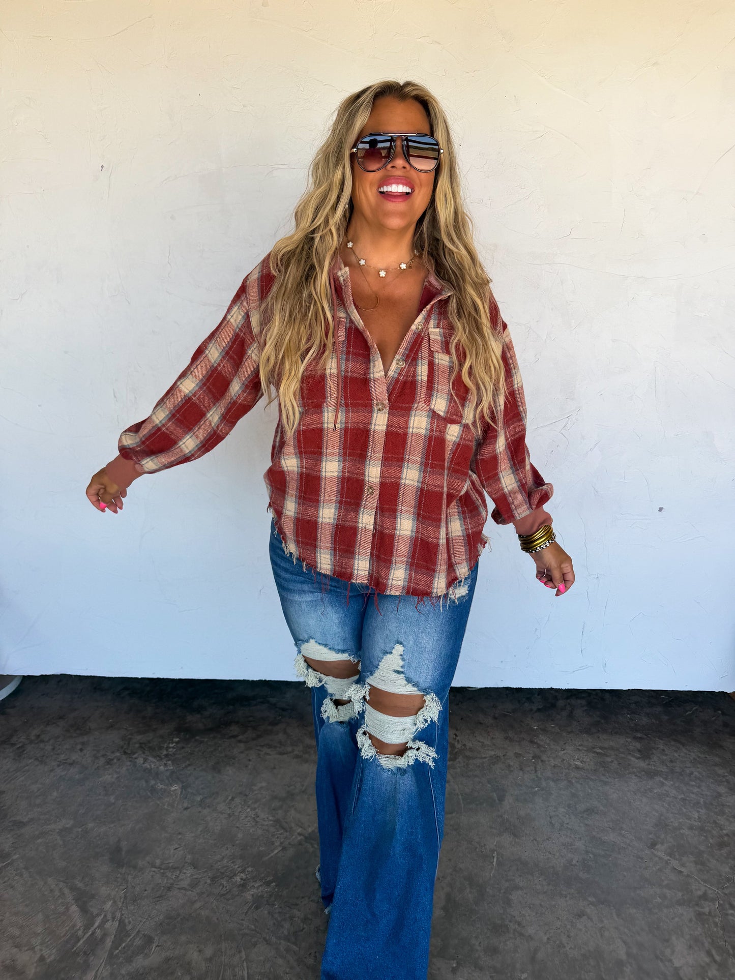 PREORDER- MOUNTAIN MORNING PLAID SHACKET by BLAKELEY