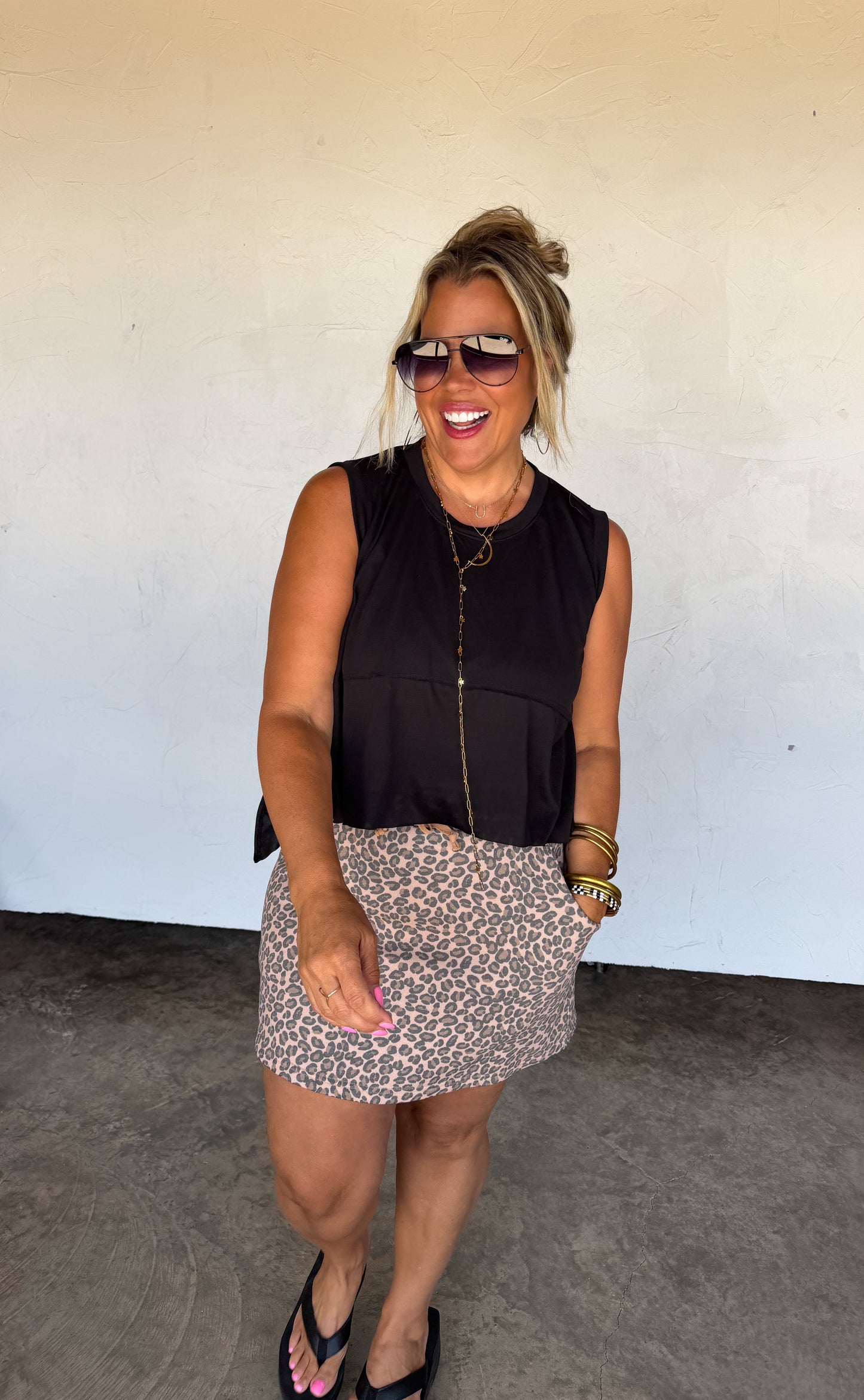 WILD SIDE CHEETAH SKIRT by Blakeley
