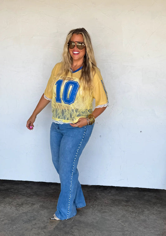 Blakeley Uptown Pearl Denim Jean - Preorder by Blakeley