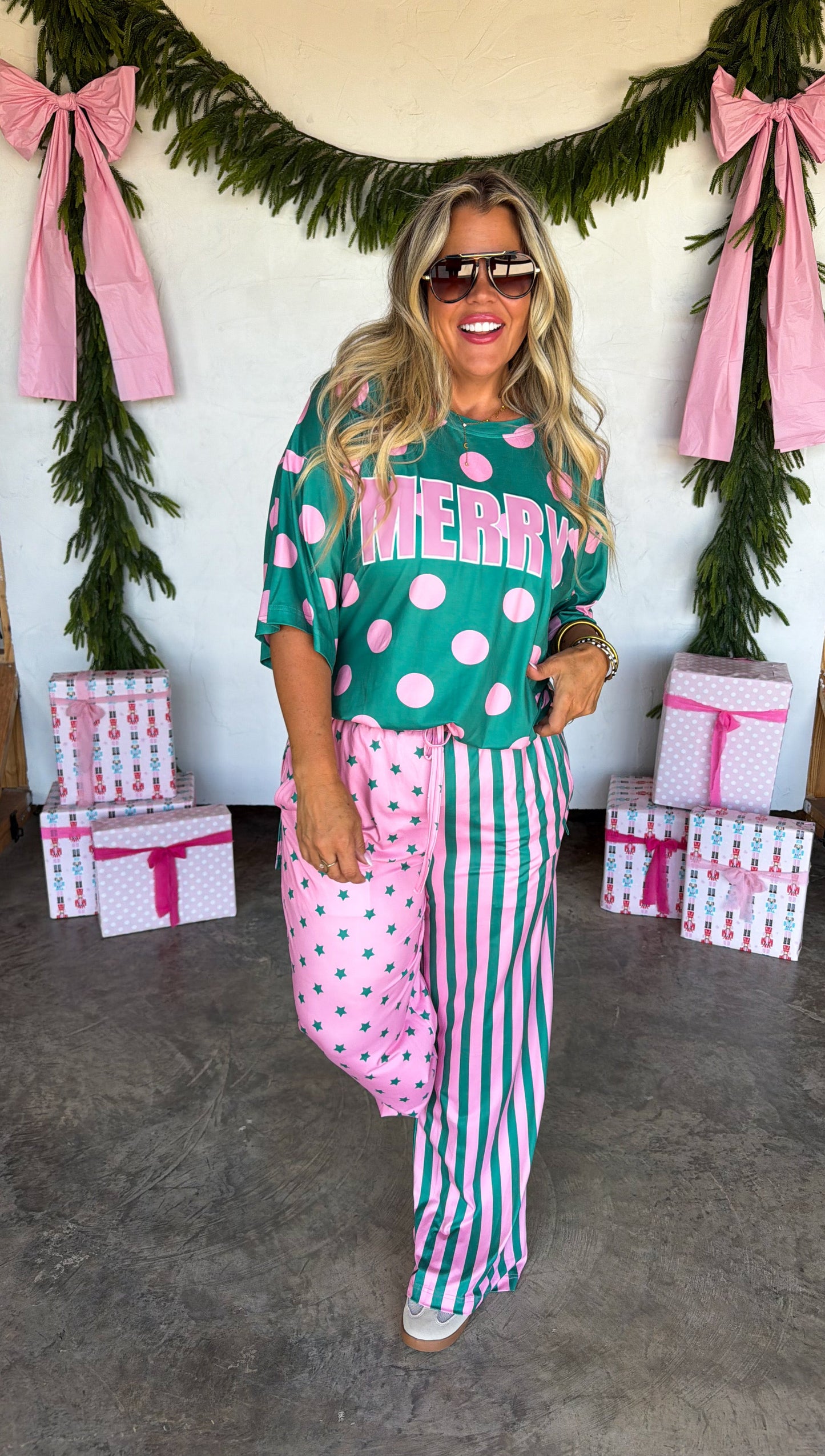 PREORDER- MERRY CONFETTI LOUNGE SETS by Blakeley Designs