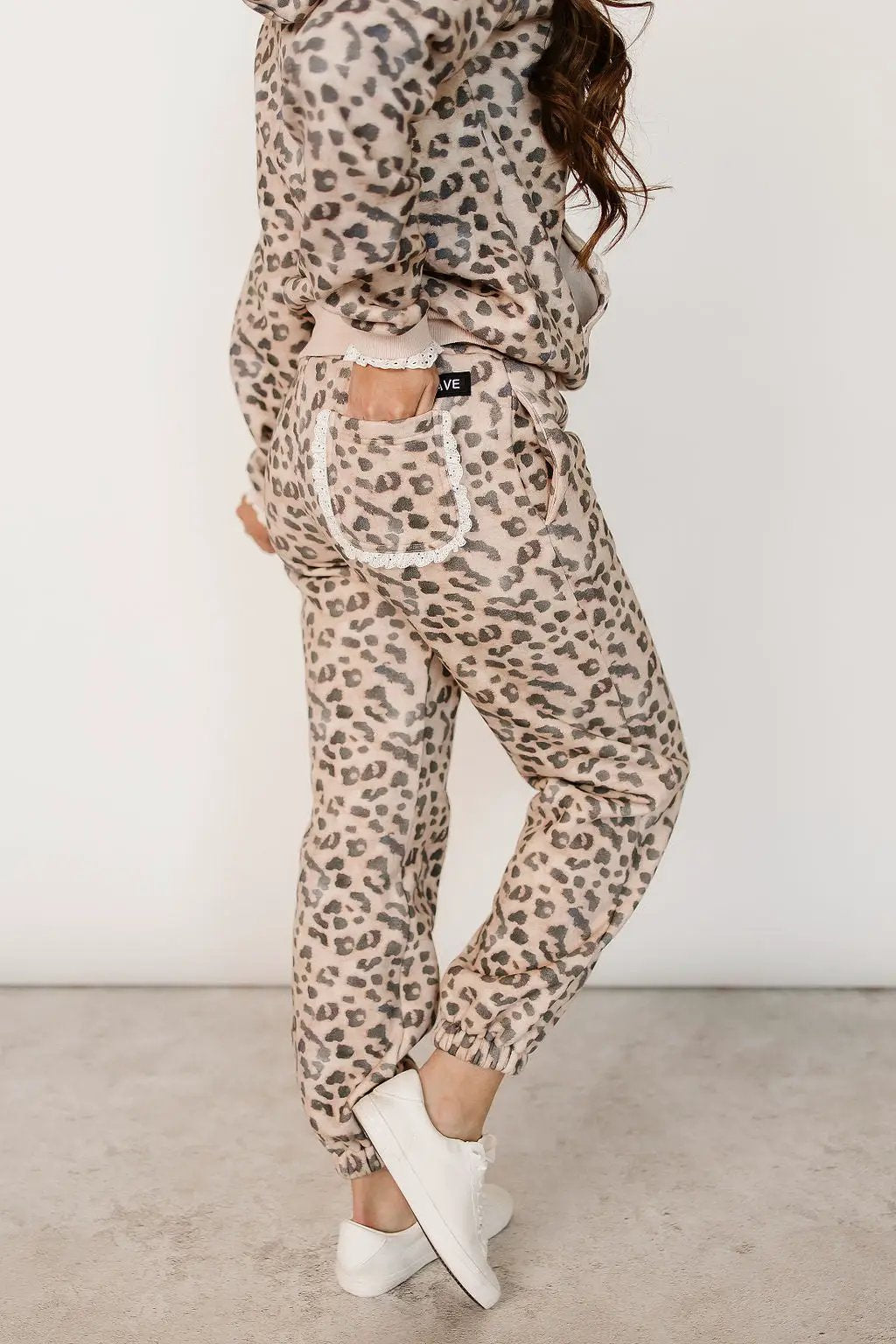 Comfort Zone Joggers - Leopard Lace by Ampersand Avenue