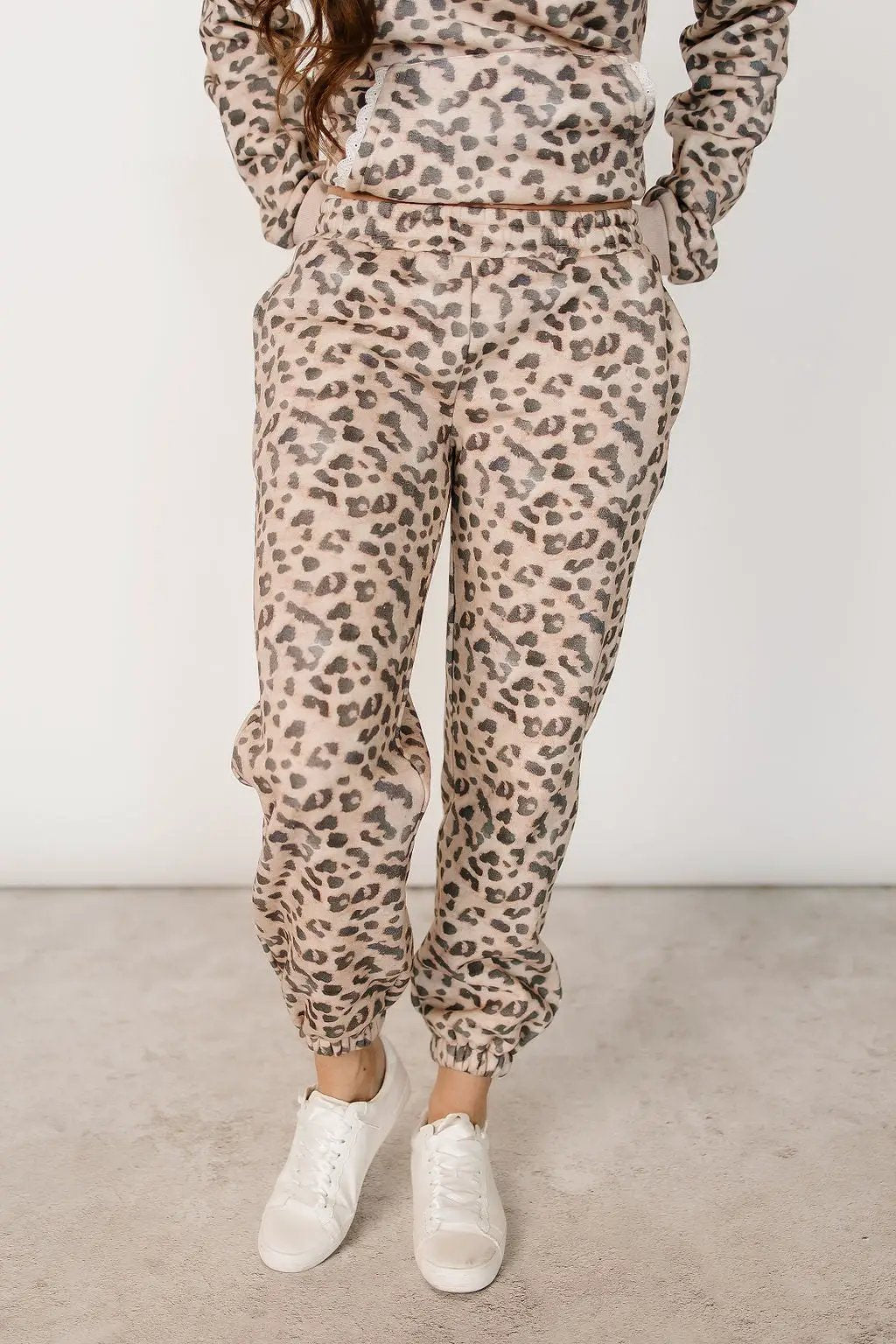 Comfort Zone Joggers - Leopard Lace by Ampersand Avenue