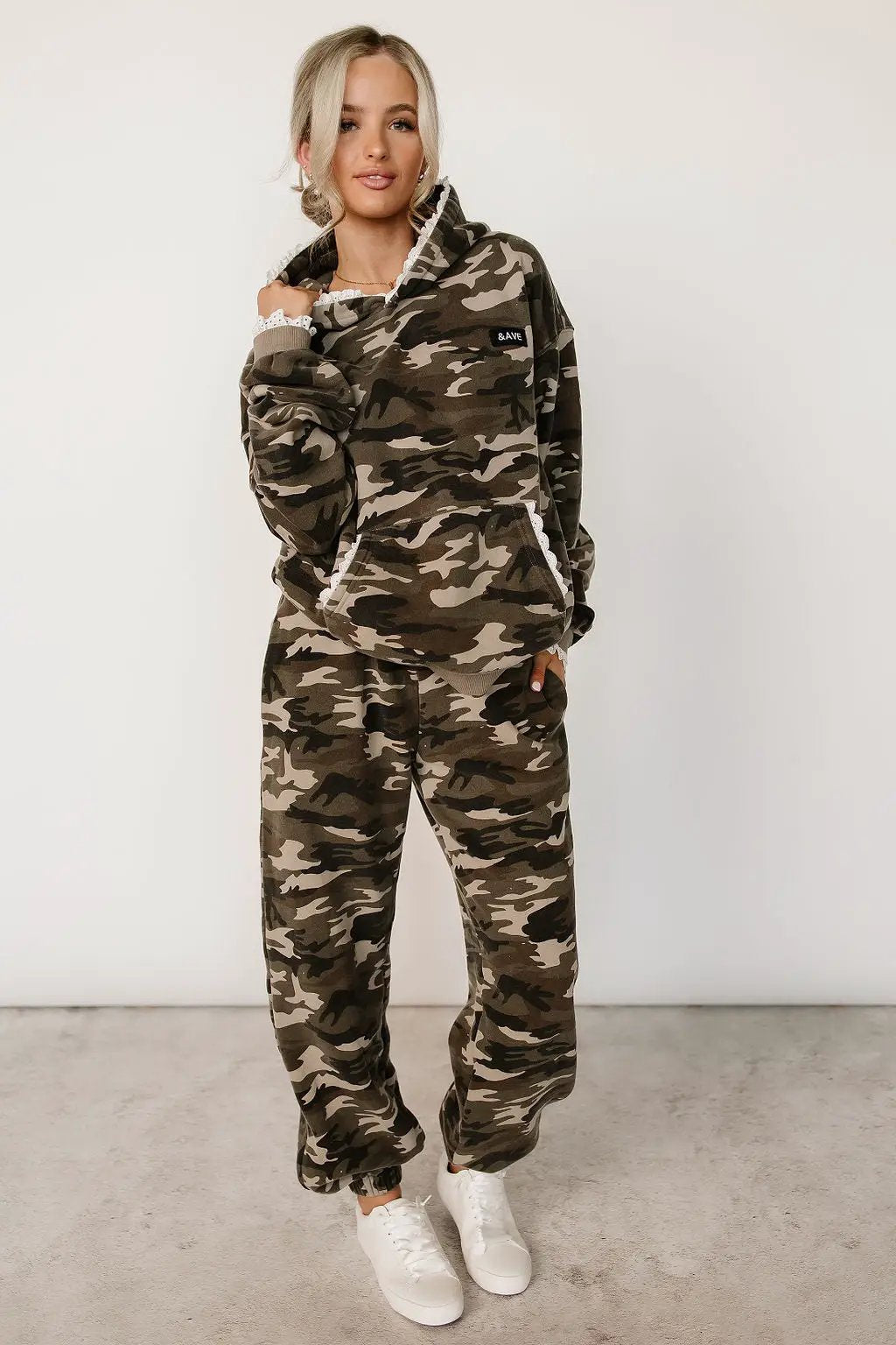 Comfort Zone Joggers - Camo Lace by Ampersand Avenue