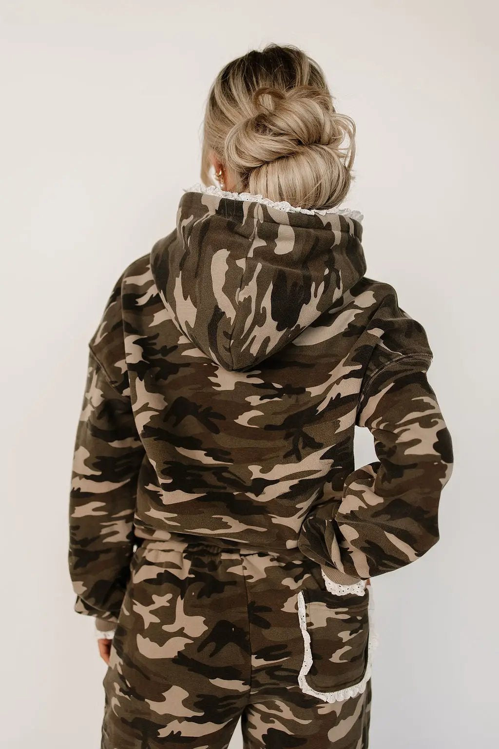Comfort Zone Hoodie - Camo Lace by Ampersand Avenue