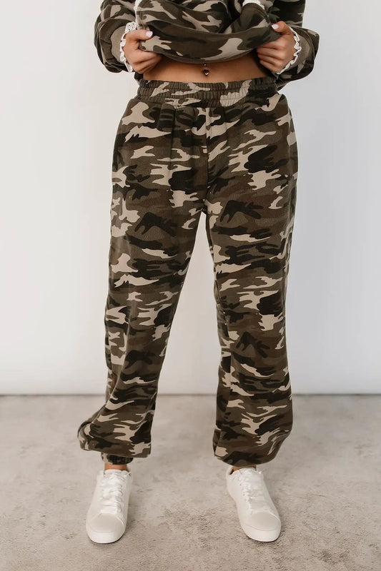 Comfort Zone Joggers - Camo Lace by Ampersand Avenue