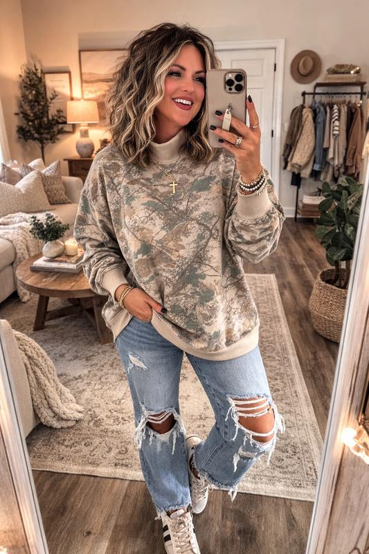 Miller Mock Neck Sweatshirt by BLAKELEY