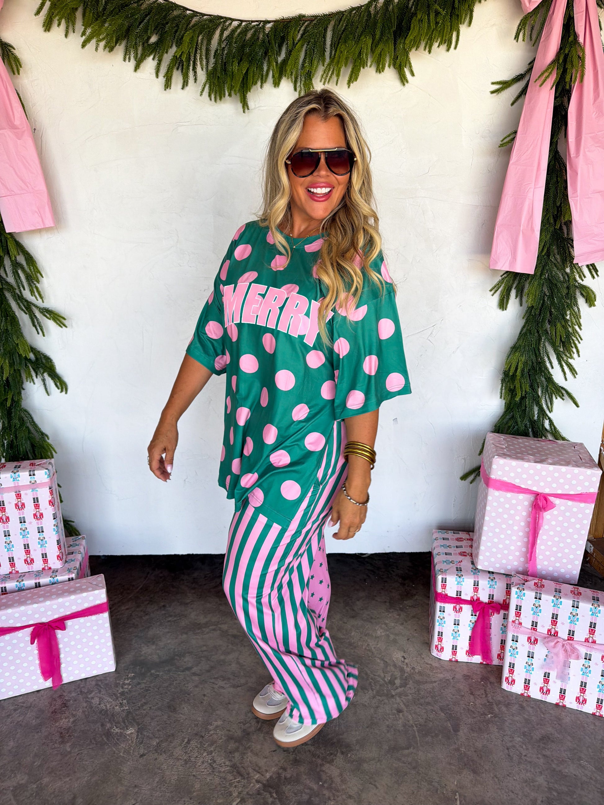 PREORDER- MERRY CONFETTI LOUNGE SETS by Blakeley Designs