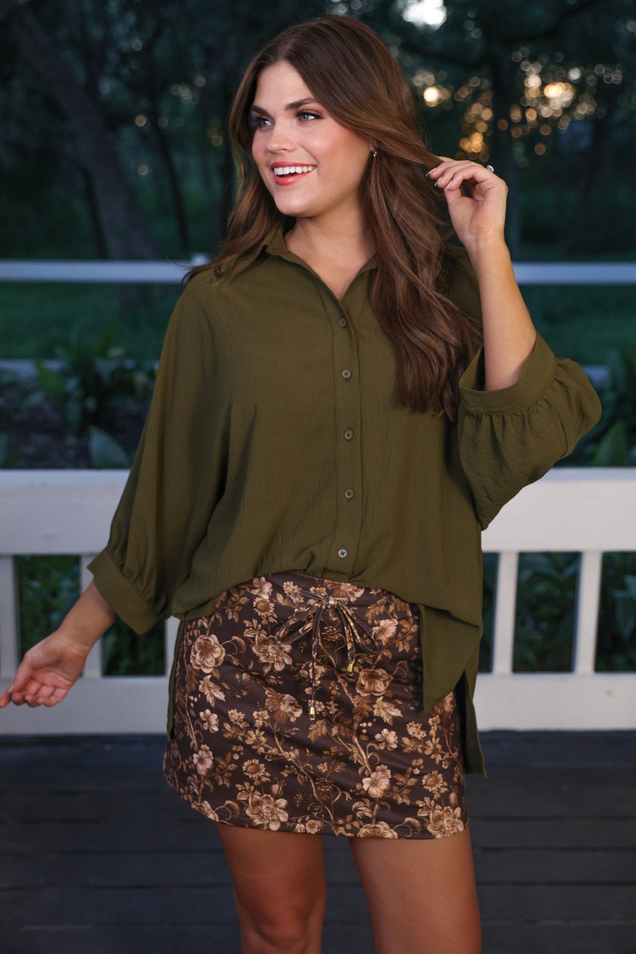 Autumn Bloom Skort