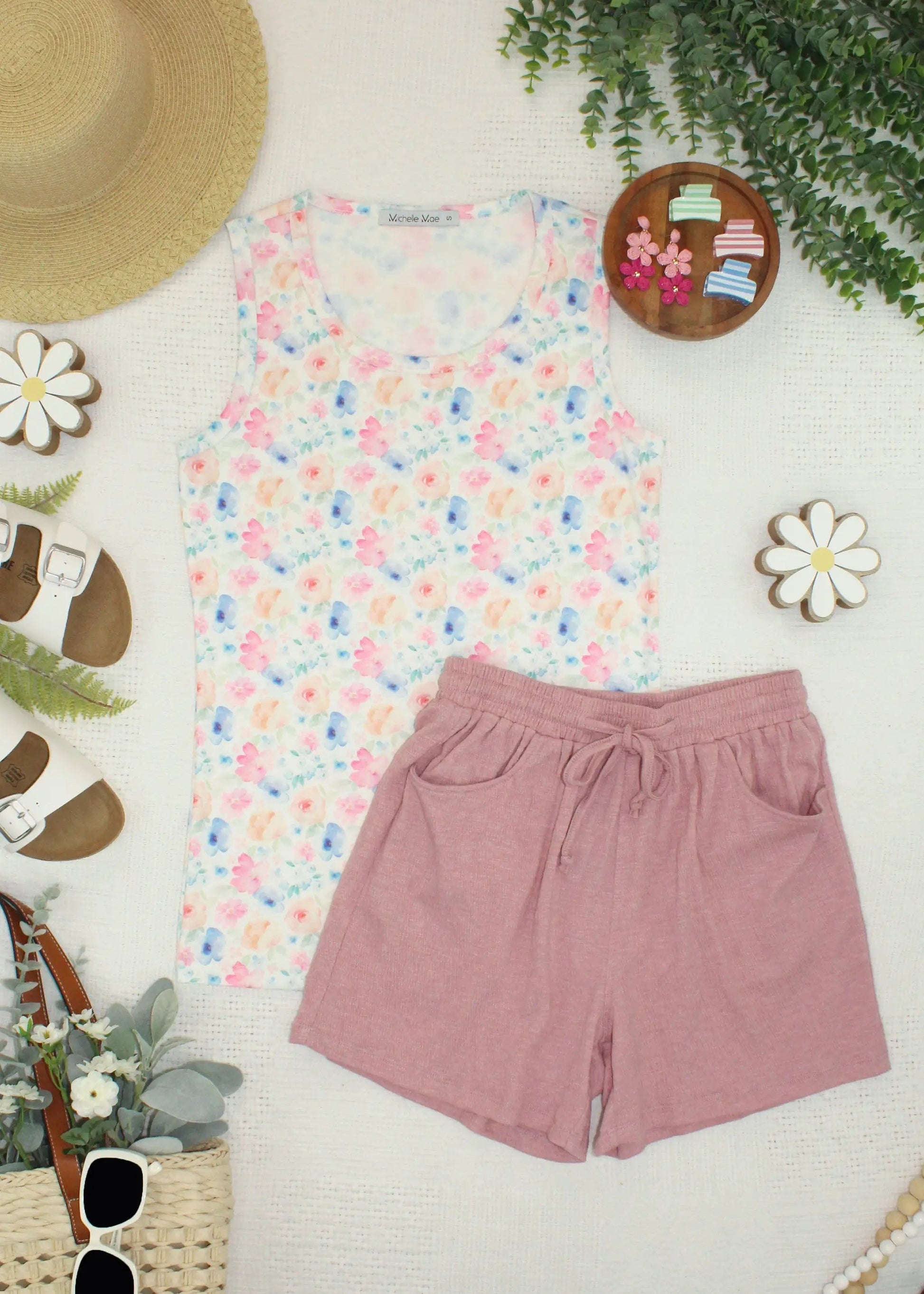 IN STOCK Ava Tank - Petal Gardens FINAL SALE by Michelle Mae
