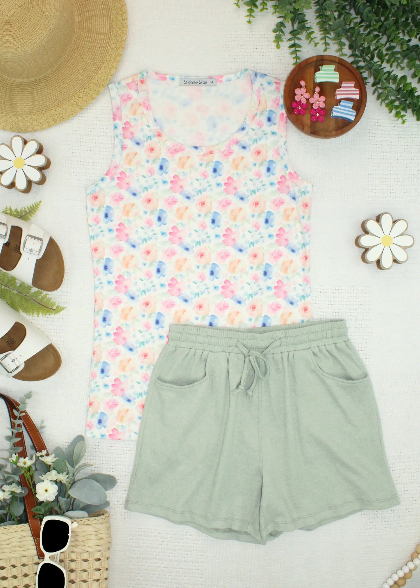 IN STOCK Ava Tank - Petal Gardens FINAL SALE by Michelle Mae