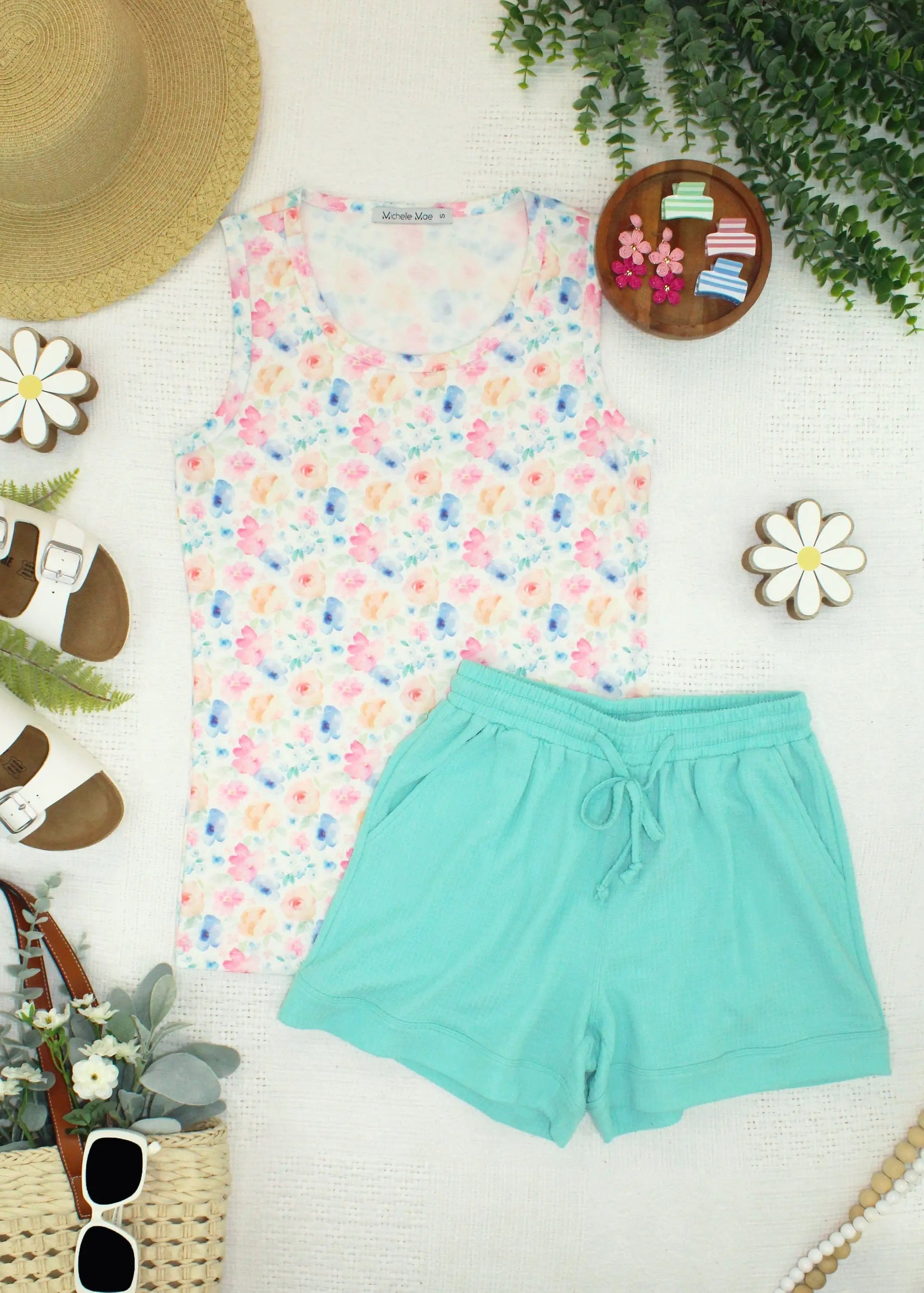 IN STOCK Ava Tank - Petal Gardens FINAL SALE by Michelle Mae