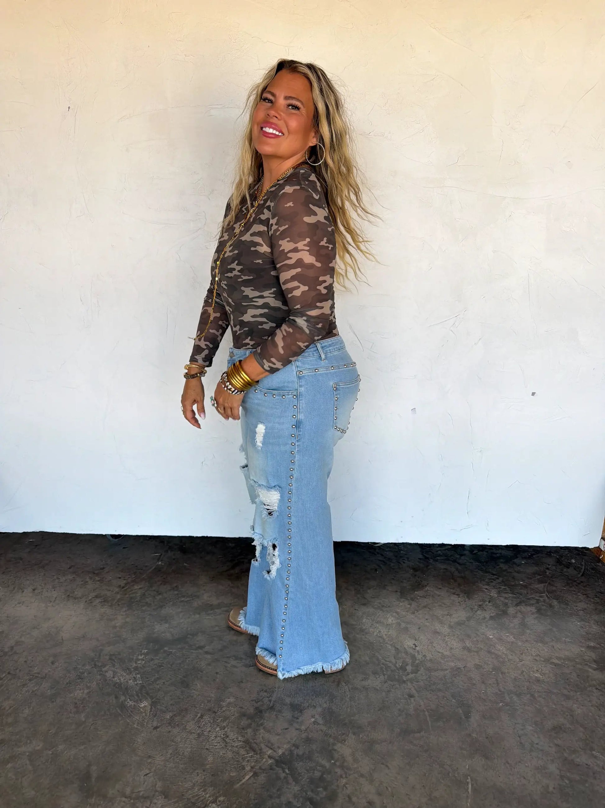 PREORDER- BACKROAD DRESS IT UP MESH TOPS by BLAKELEY