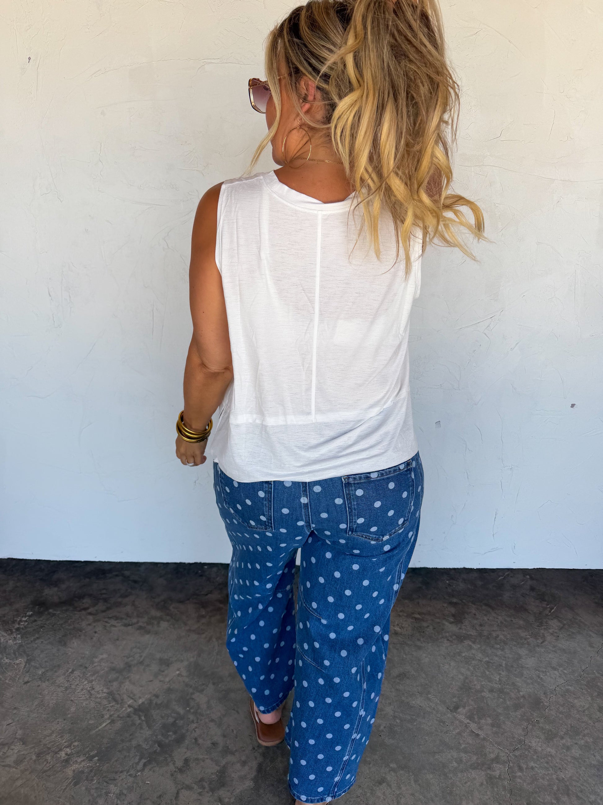 Blakeley Darling Dot Barrel Jeans - Preorder by Blakeley