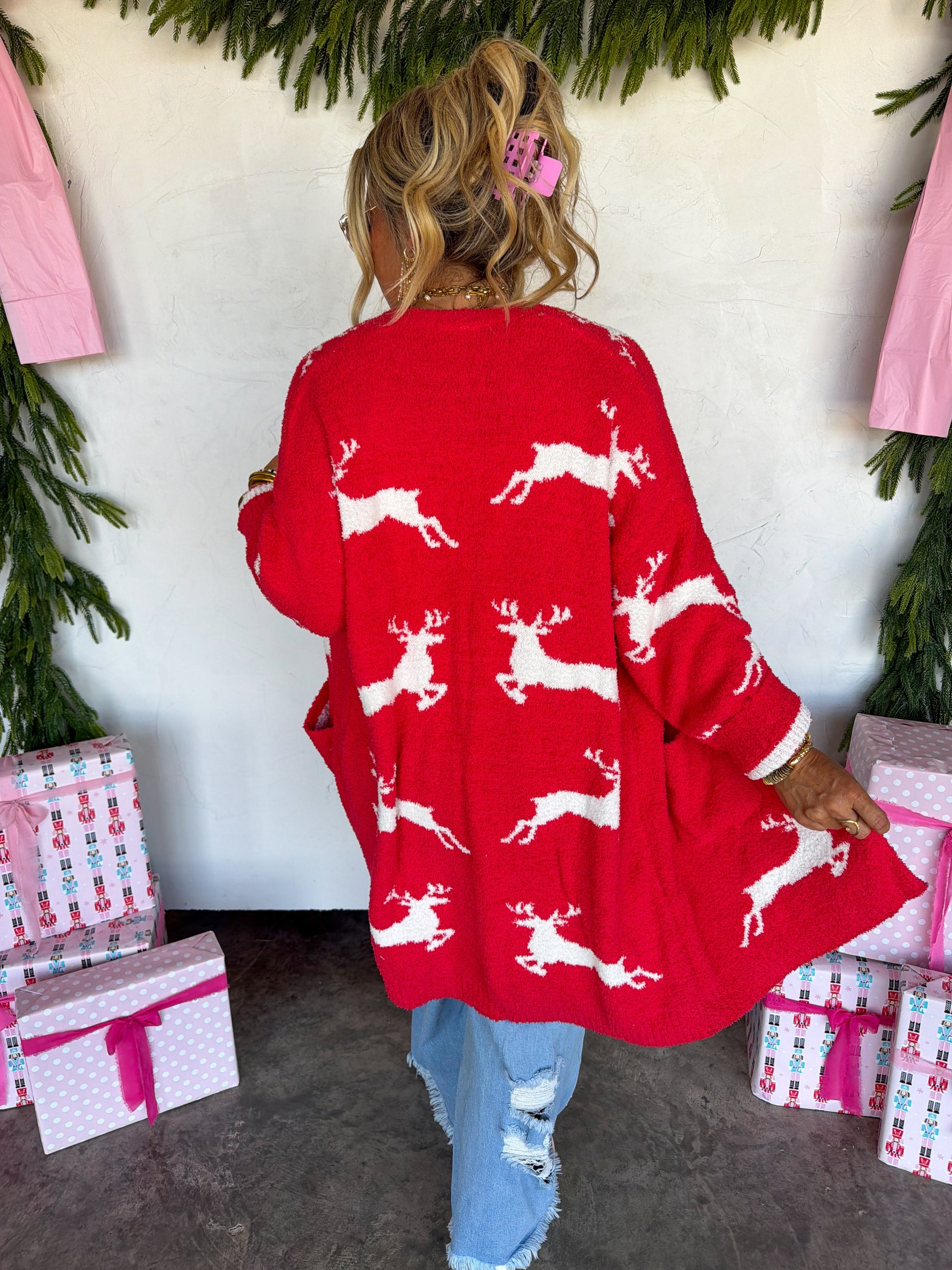 PREORDER- COZY CHRISTMAS CLOUD CARDIGAN by BLAKELEY