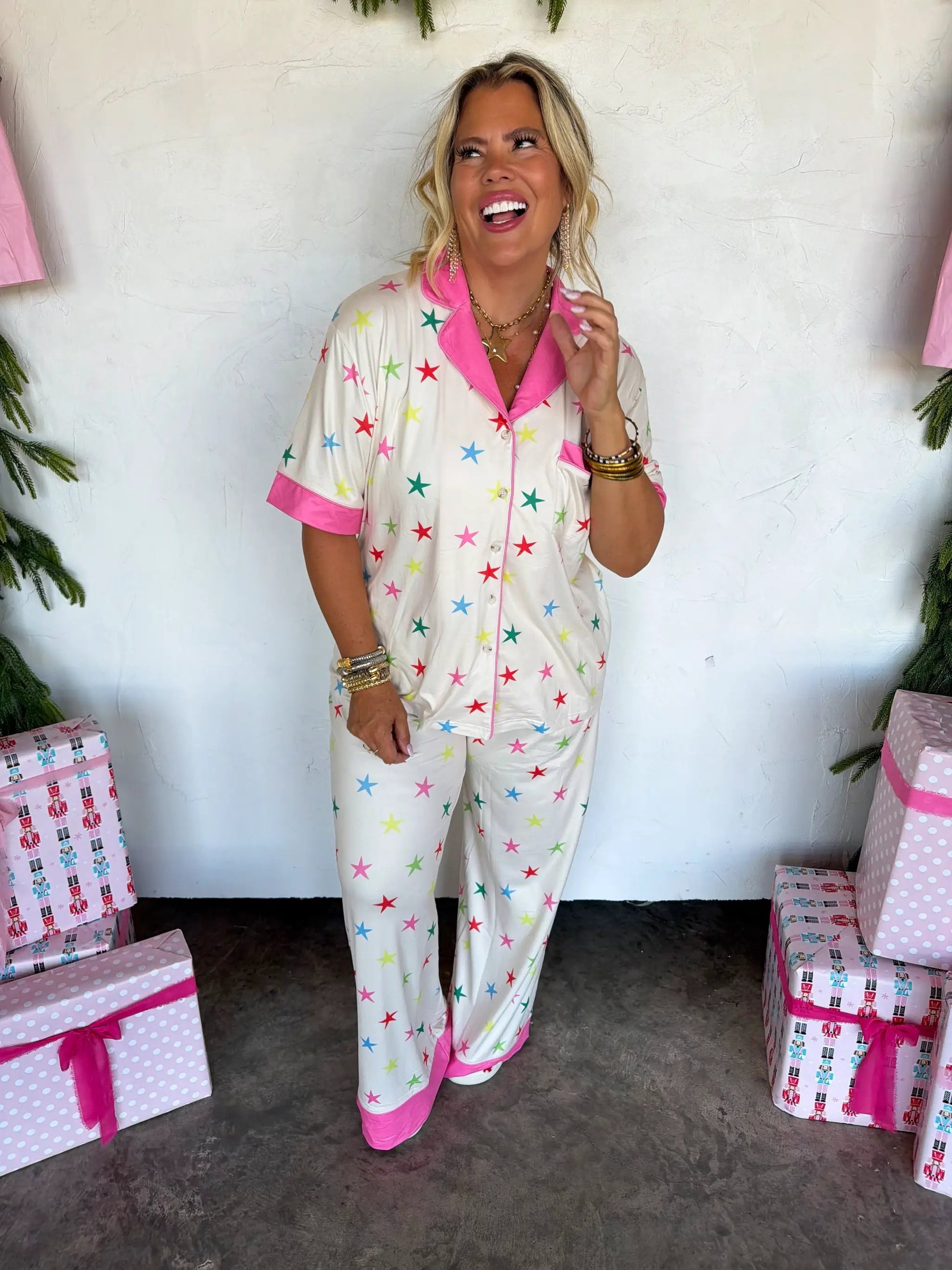 PREORDER- CHRISTMAS MORNING LUXE PJ SETS by BLAKELEY