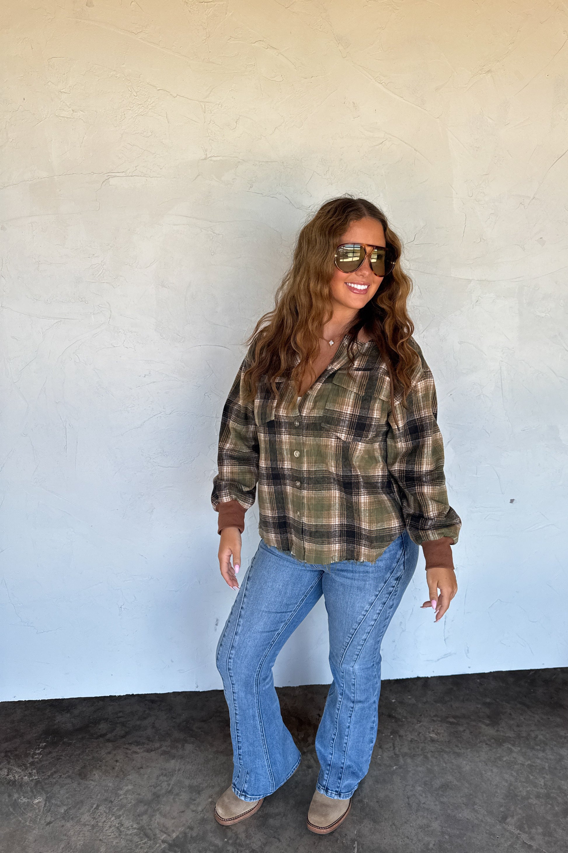 PREORDER- MOUNTAIN MORNING PLAID SHACKET by BLAKELEY