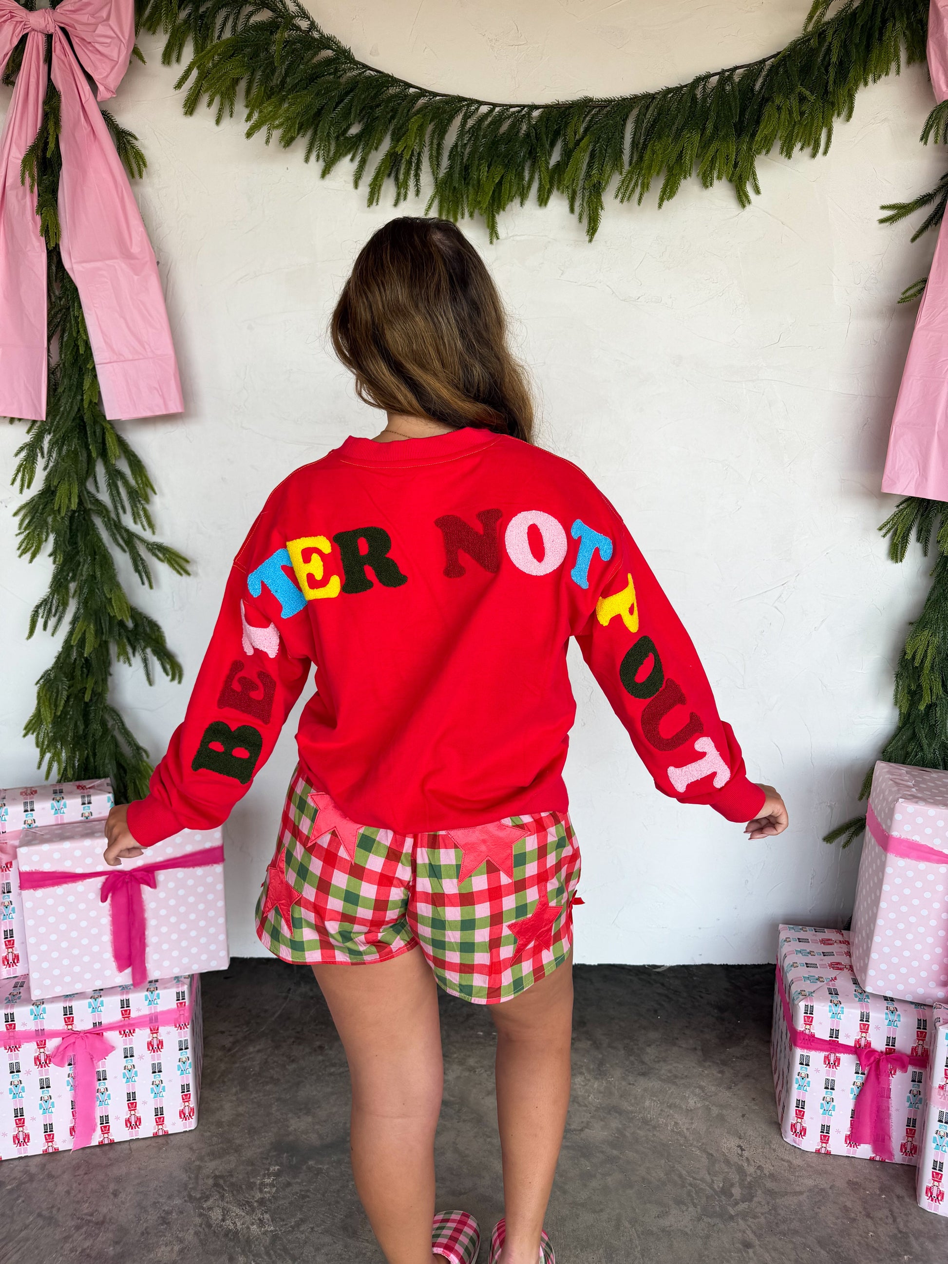PREORDER- MERRY MESSAGE SWEATSHIRT by BLAKELEY