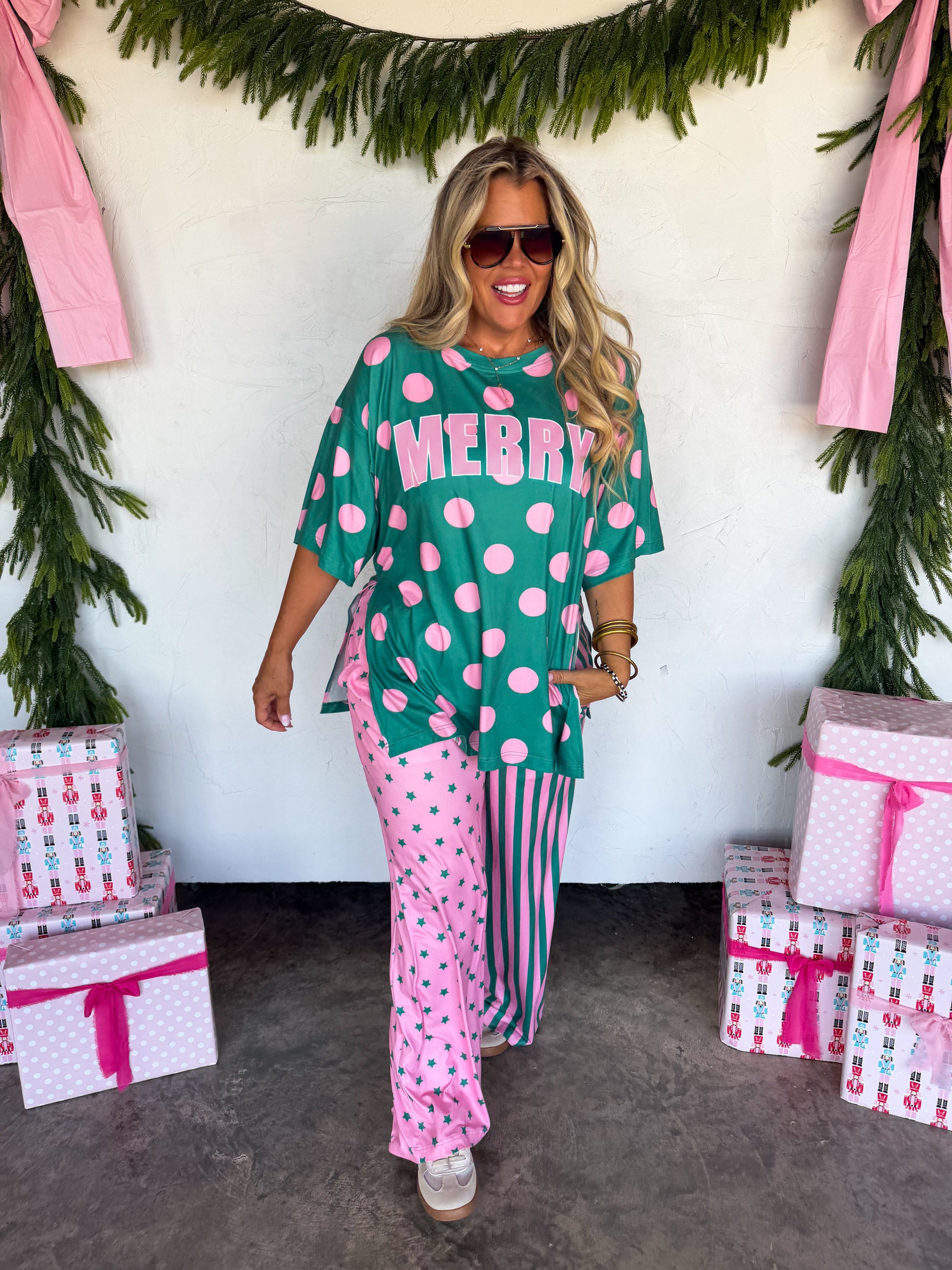 PREORDER- MERRY CONFETTI LOUNGE SETS by Blakeley Designs