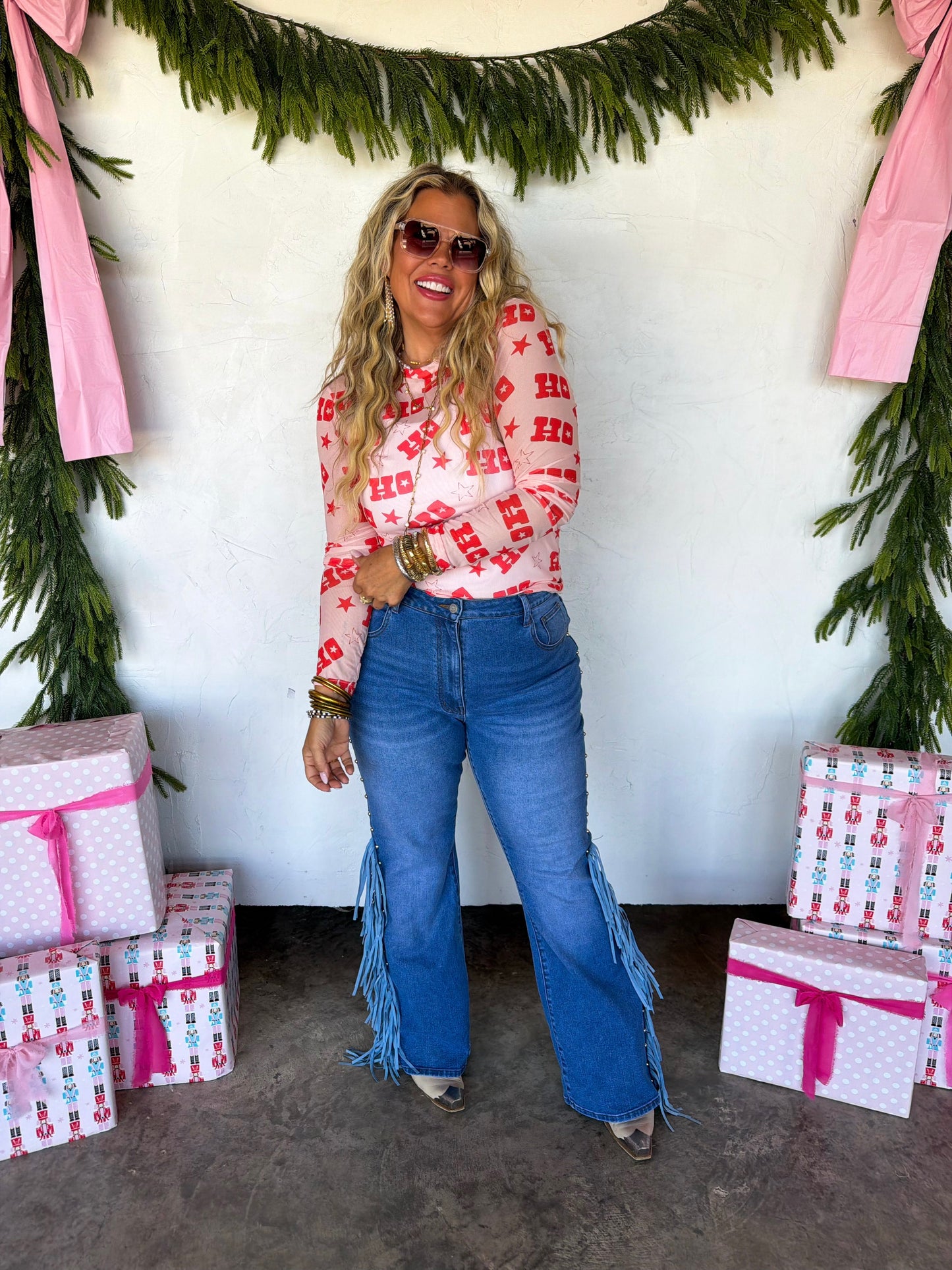 PREORDER- MERRY MESHMAS TOPS by BLAKELEY