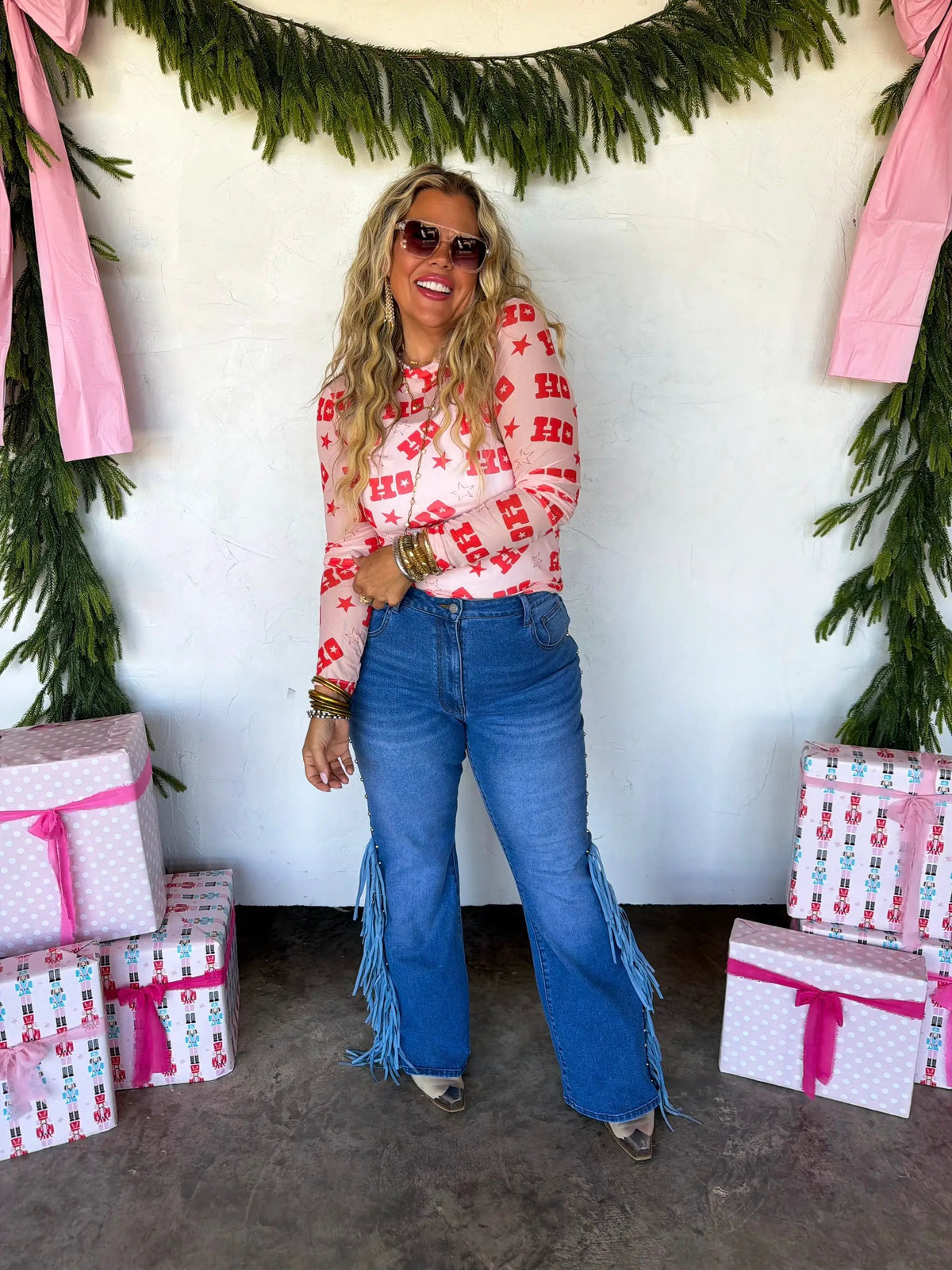 PREORDER- MERRY MESHMAS TOPS by BLAKELEY