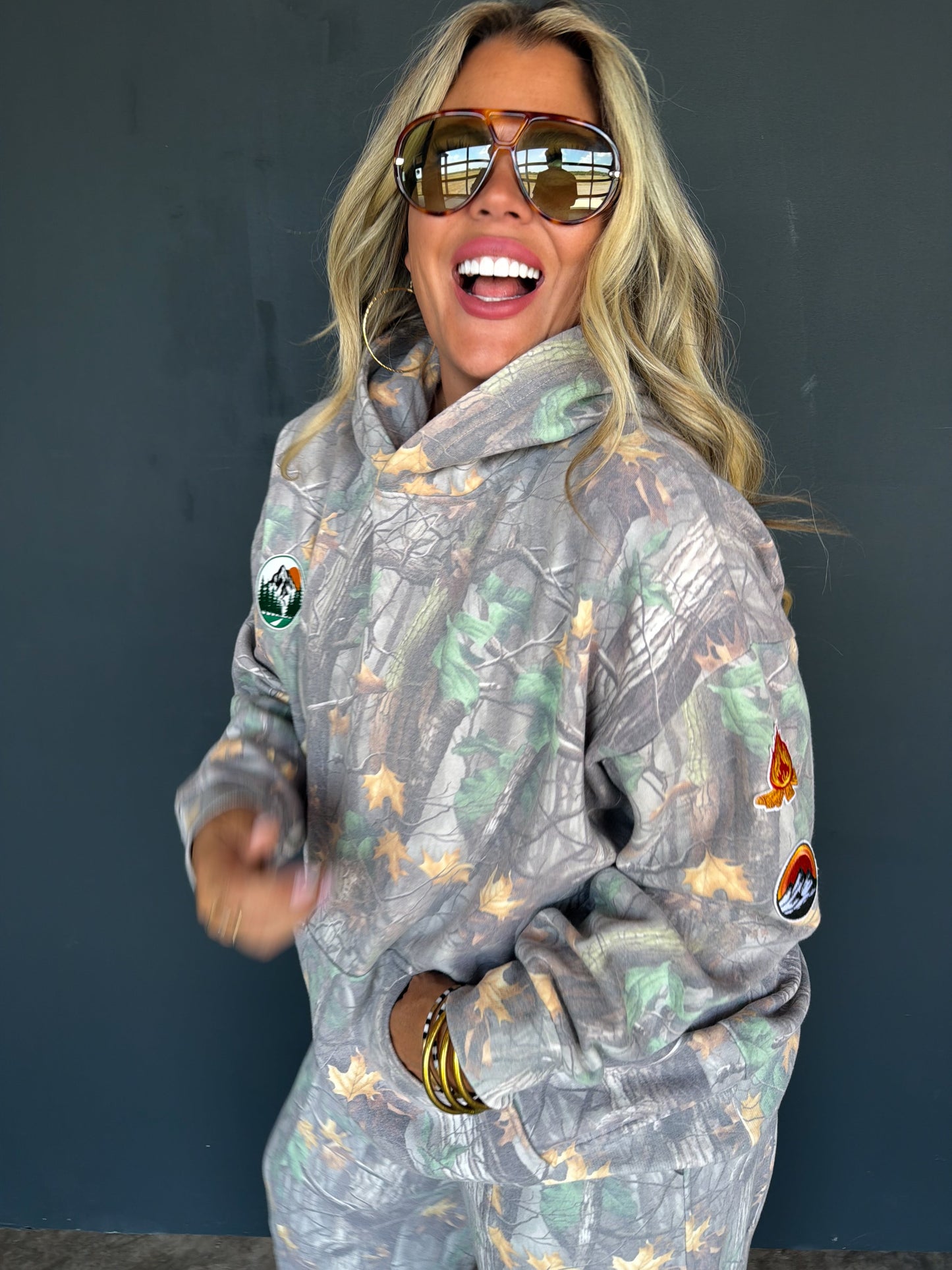 PREORDER- HIDDEN TRAIL CAMO HOODIE PULLOVER by BLAKELEY