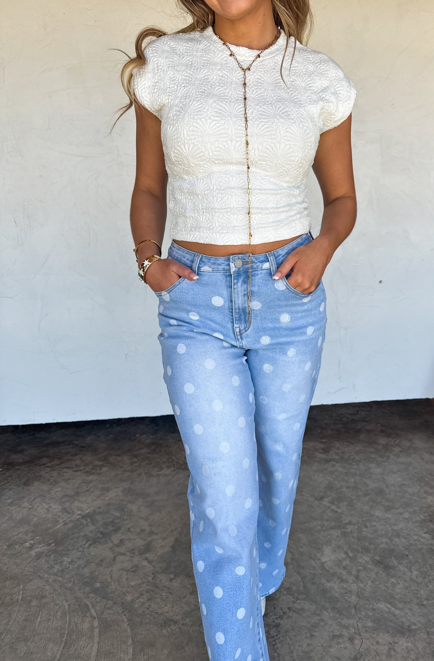 SPOT ON POLKA DOT JEANS by Blakeley