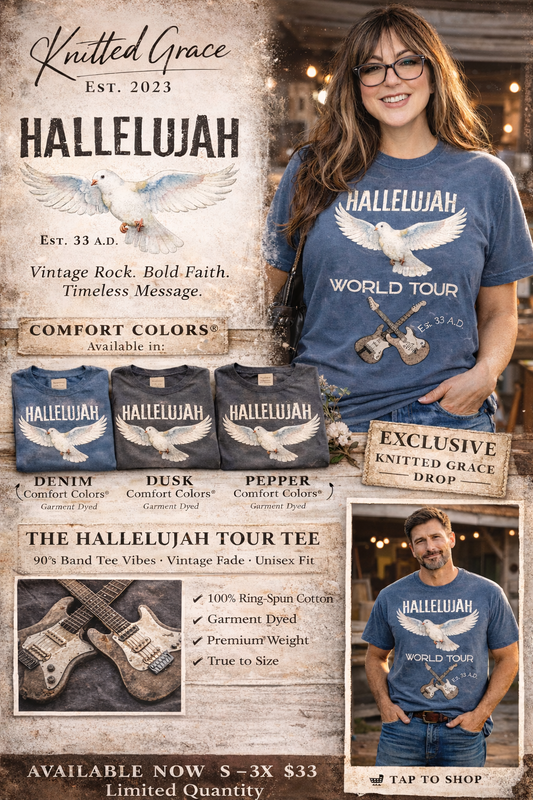 Hallelujah World Tour Tee (Comfort Colors®) Unisex T Shirt