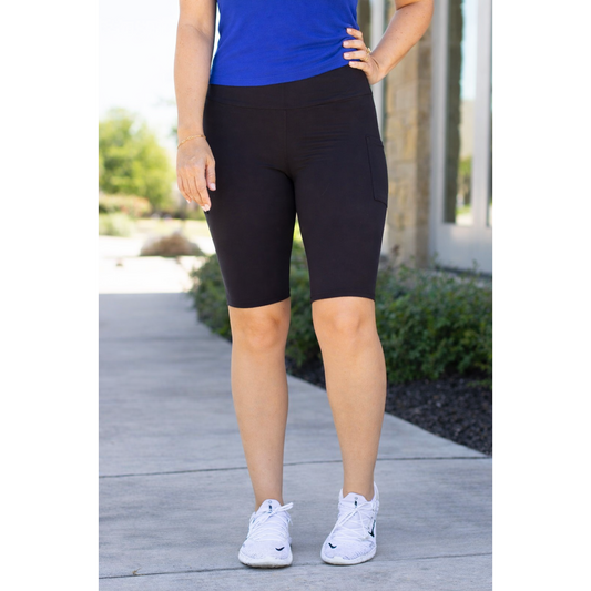 Ready to ship | The Blanca - Black 9" Bermuda Shorts*