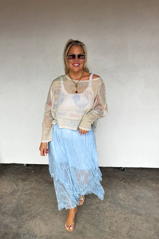 PREORDER- SUNDAY MARKET TOP