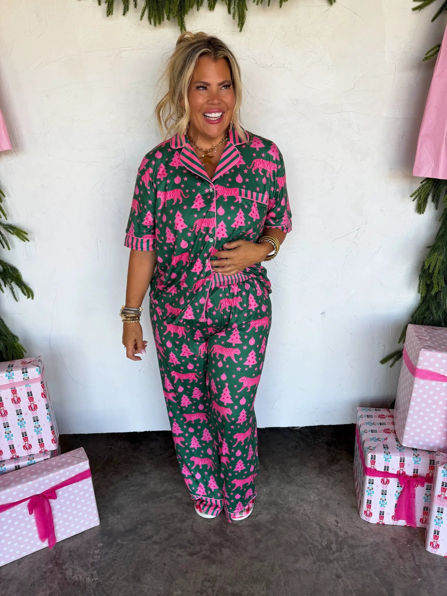 PREORDER- CHRISTMAS MORNING LUXE PJ SETS by BLAKELEY